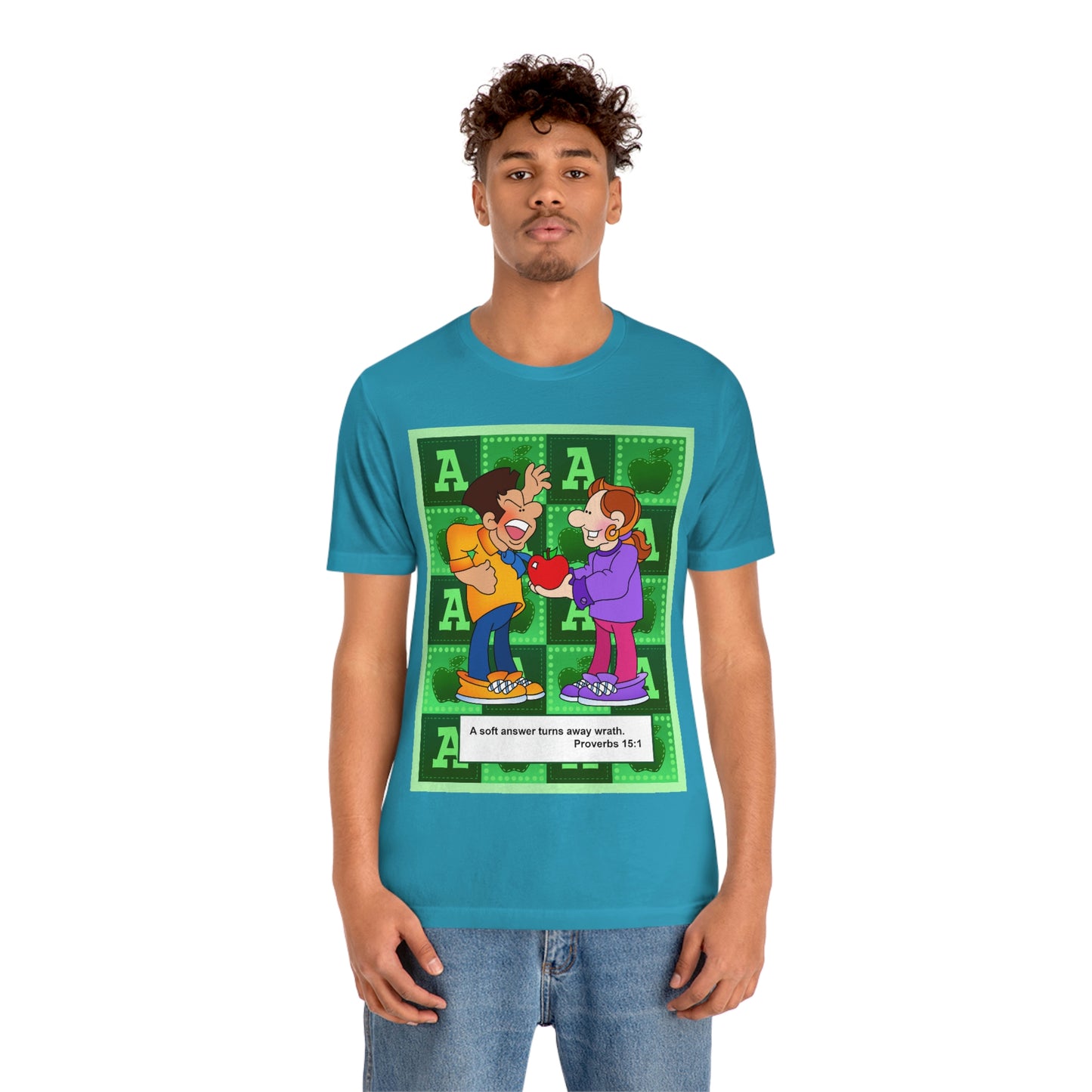 The Bible as Simple as ABC A Unisex Jersey Short Sleeve Tee