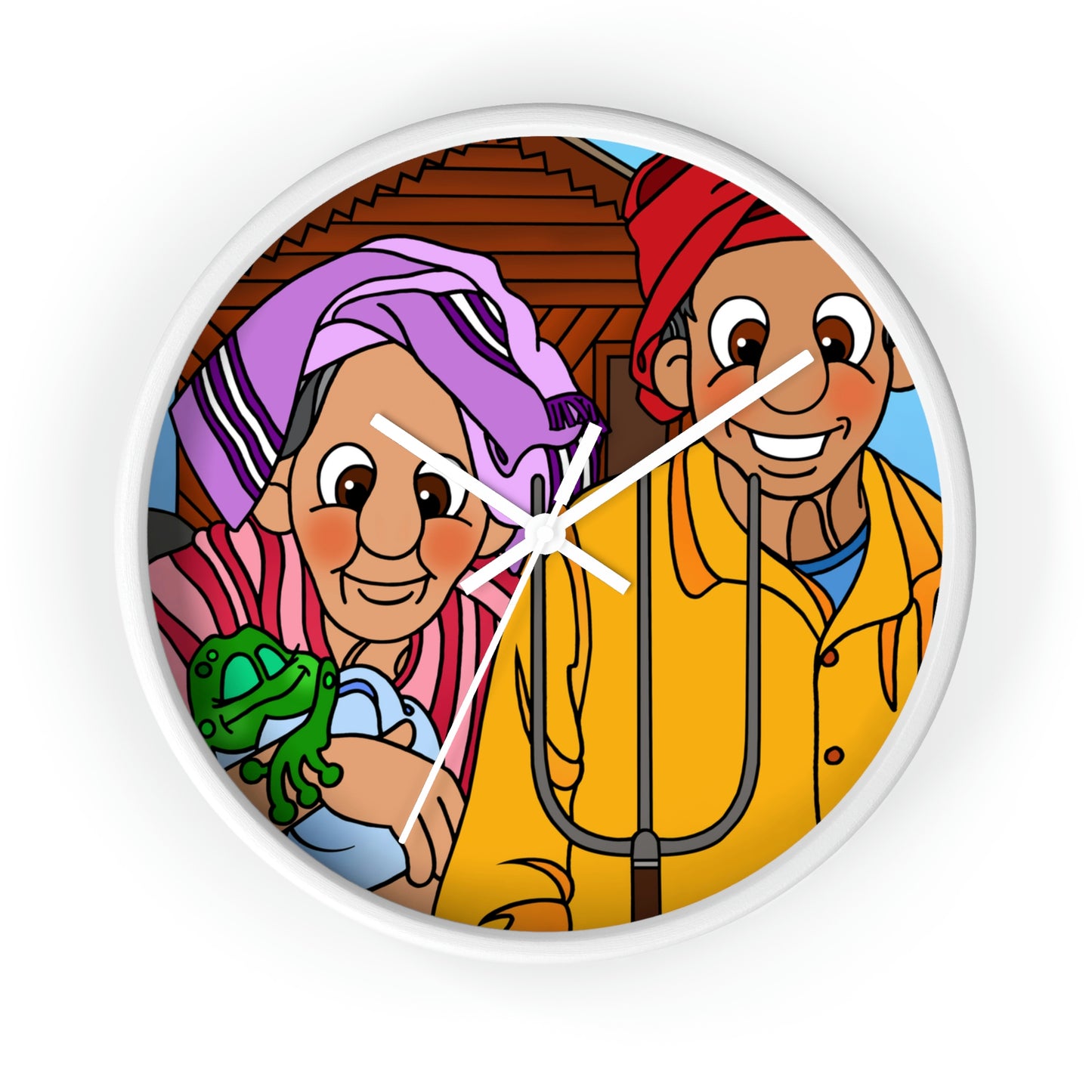 The Frog Princess Wall clock