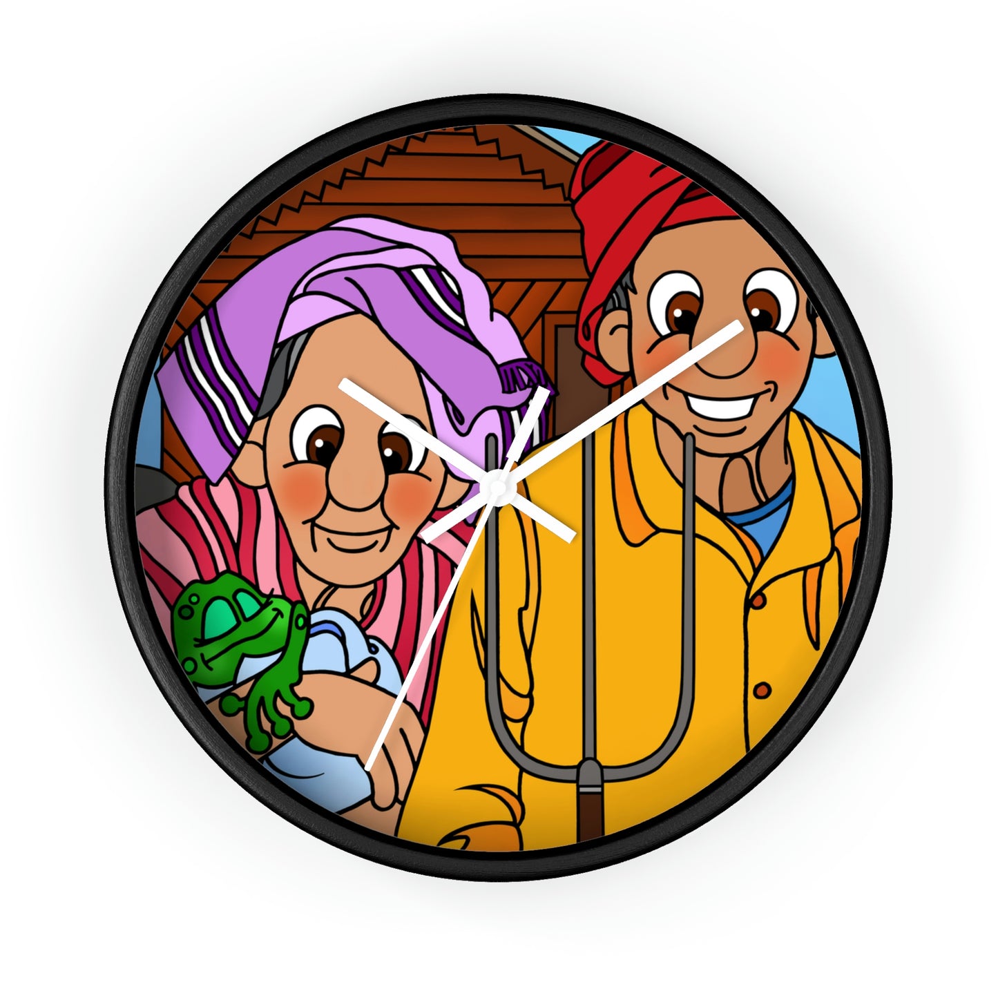 The Frog Princess Wall clock