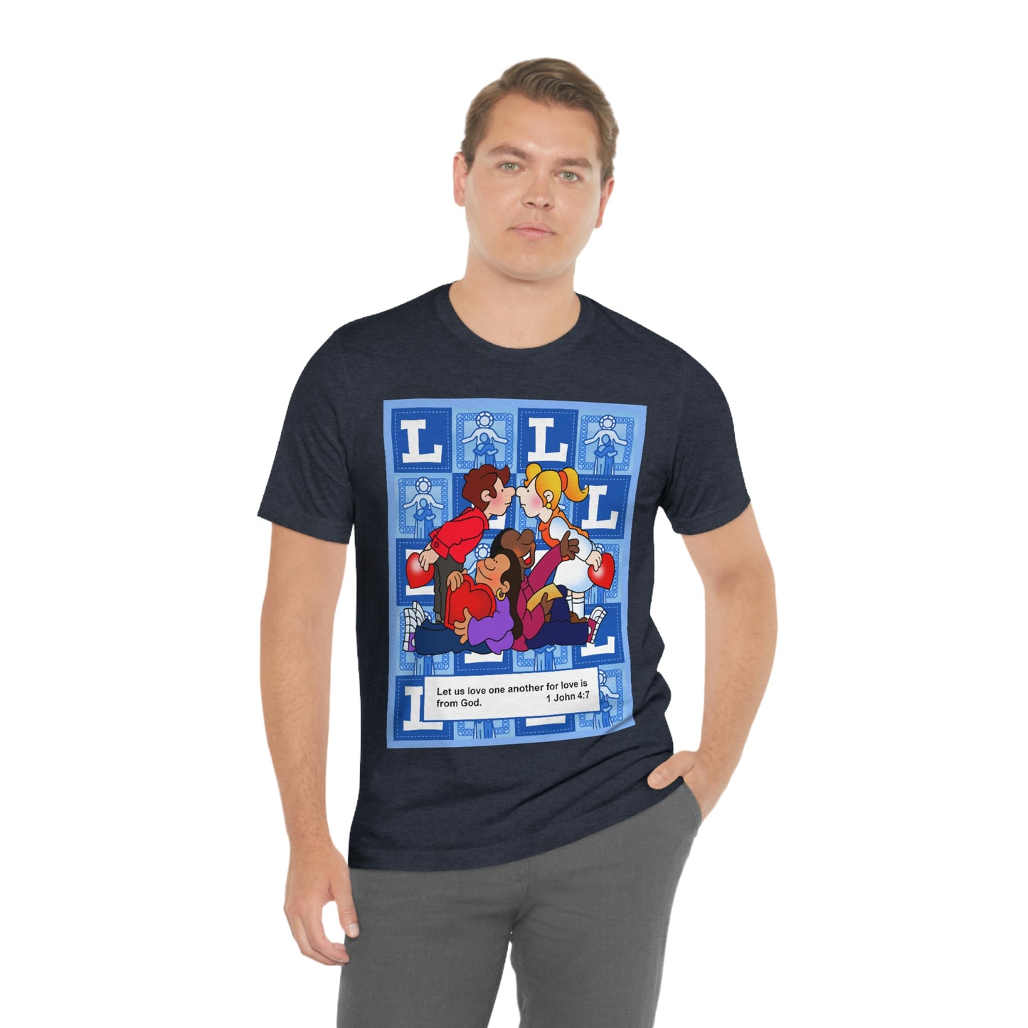 The Bible as Simple as ABC L Unisex Jersey Short Sleeve Tee