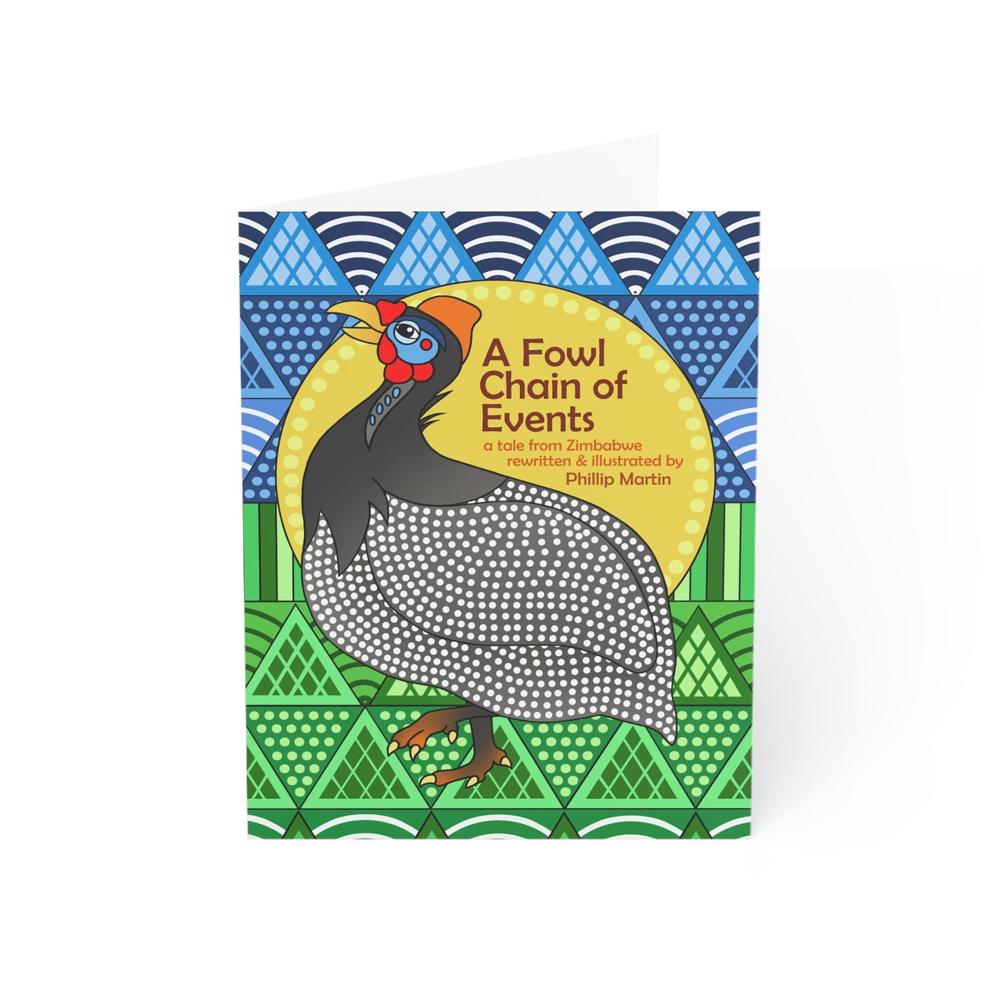 A Fowl Chain of Events Greeting Cards (1, 10, 30, and 50pcs)