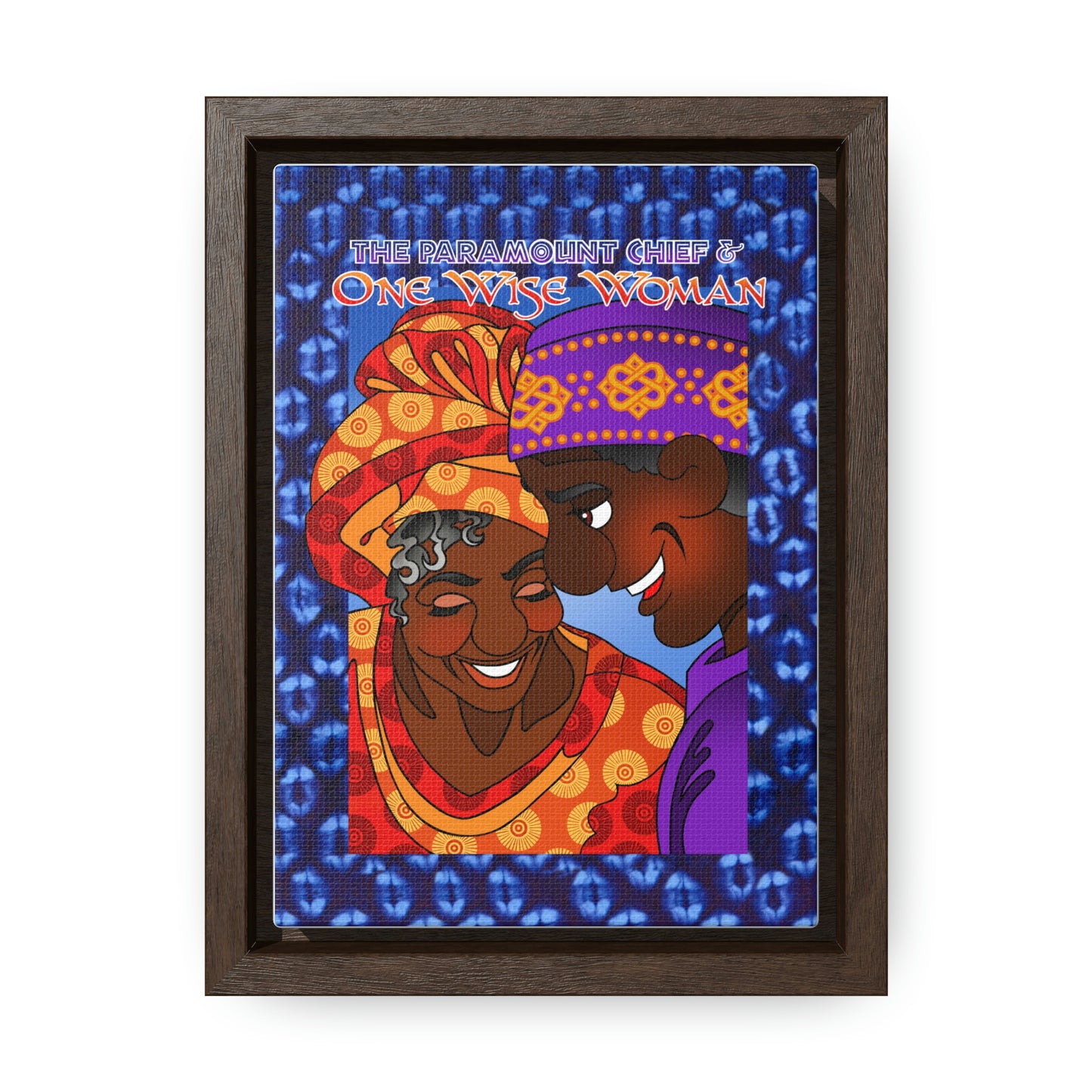 The Paramount Chief and One Wise Woman Gallery Canvas Wraps, Vertical Frame