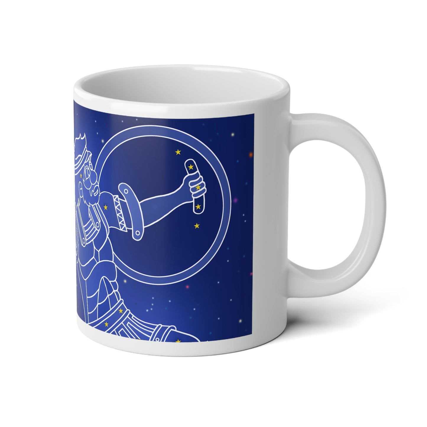 Triple Gratitude with Assorted Monsters!! Jumbo Mug, 20oz