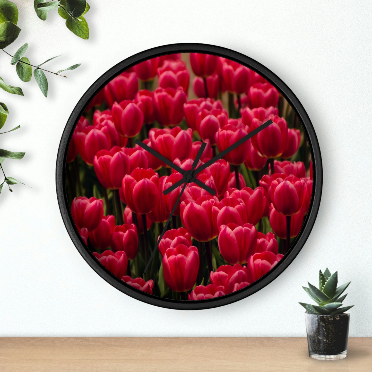 Flowers 15 Wall Clock