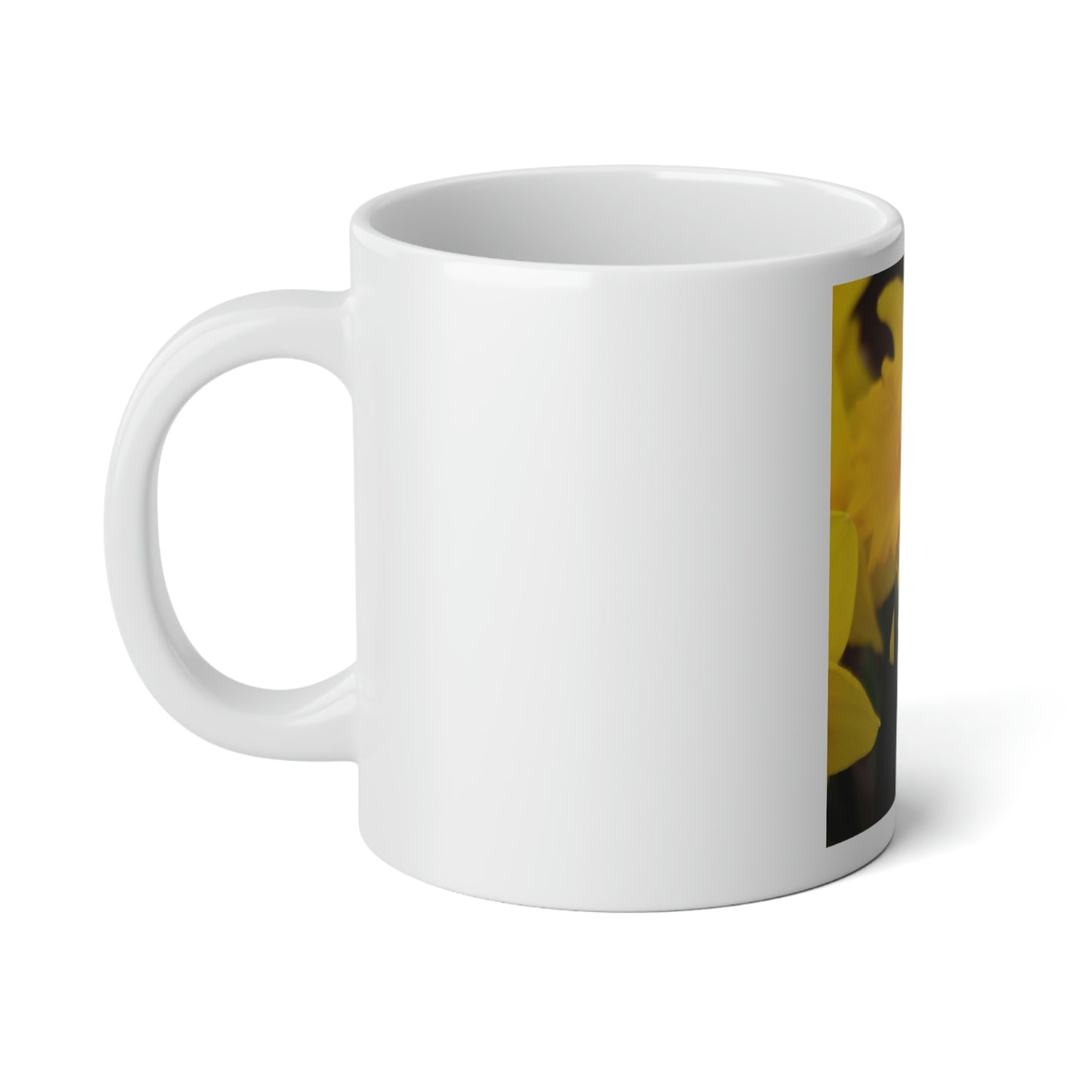 Flowers 10 Jumbo Mug, 20oz