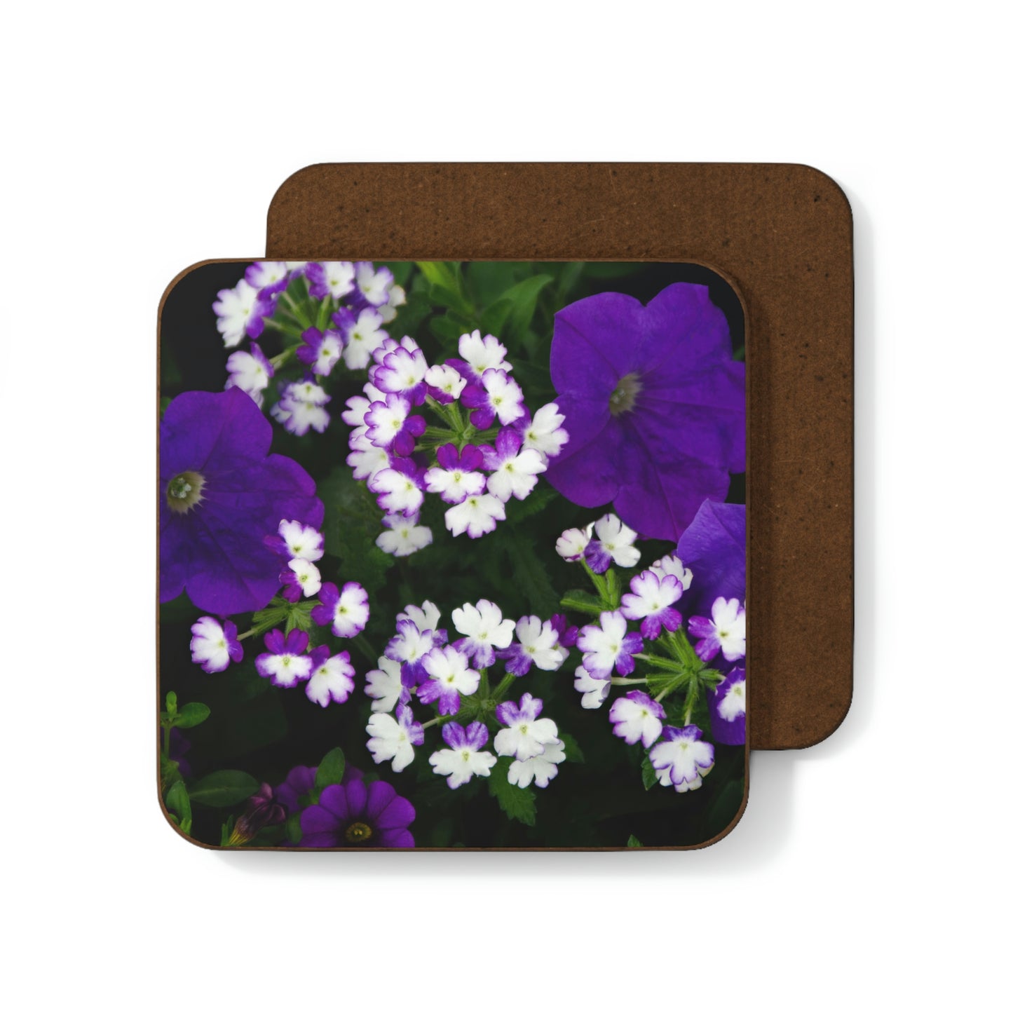 Flowers 04 Hardboard Back Coaster