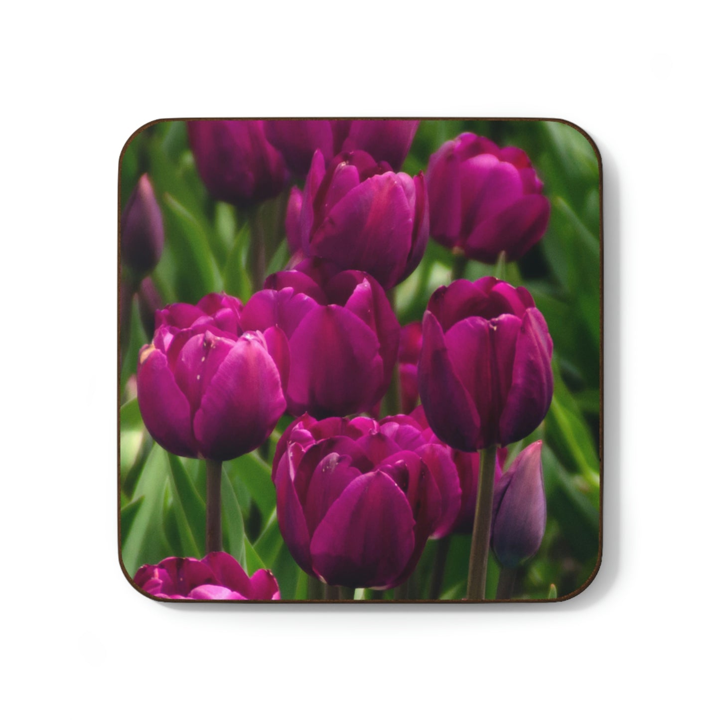 Flowers 20 Hardboard Back Coaster