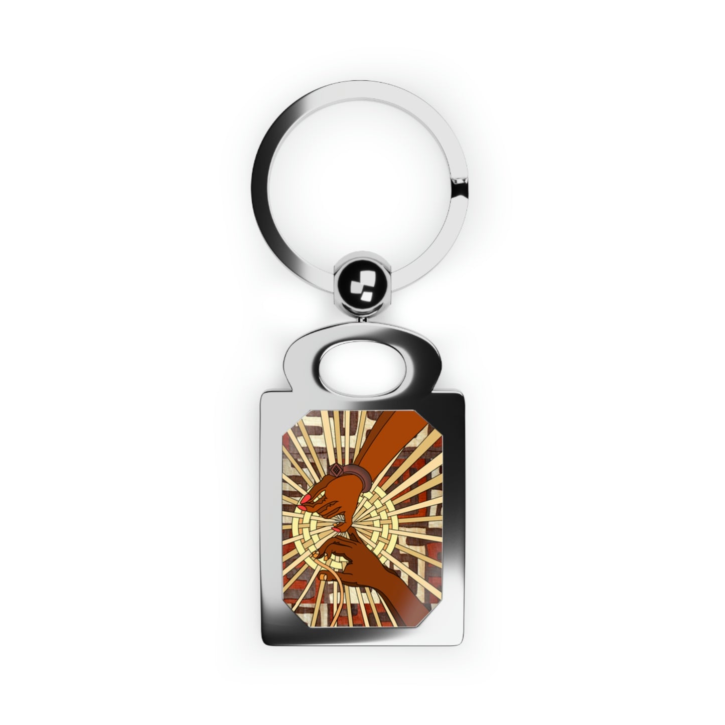 A Show of Hands!! Rectangle Photo Keyring
