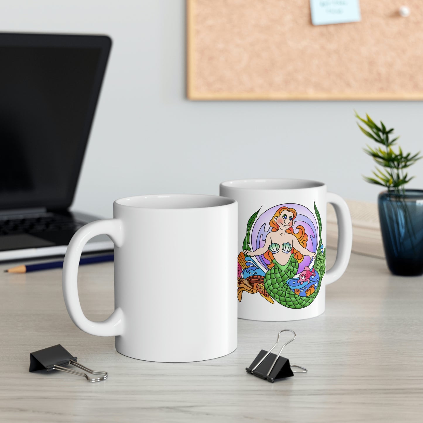Mermaid Ceramic Mug 11oz