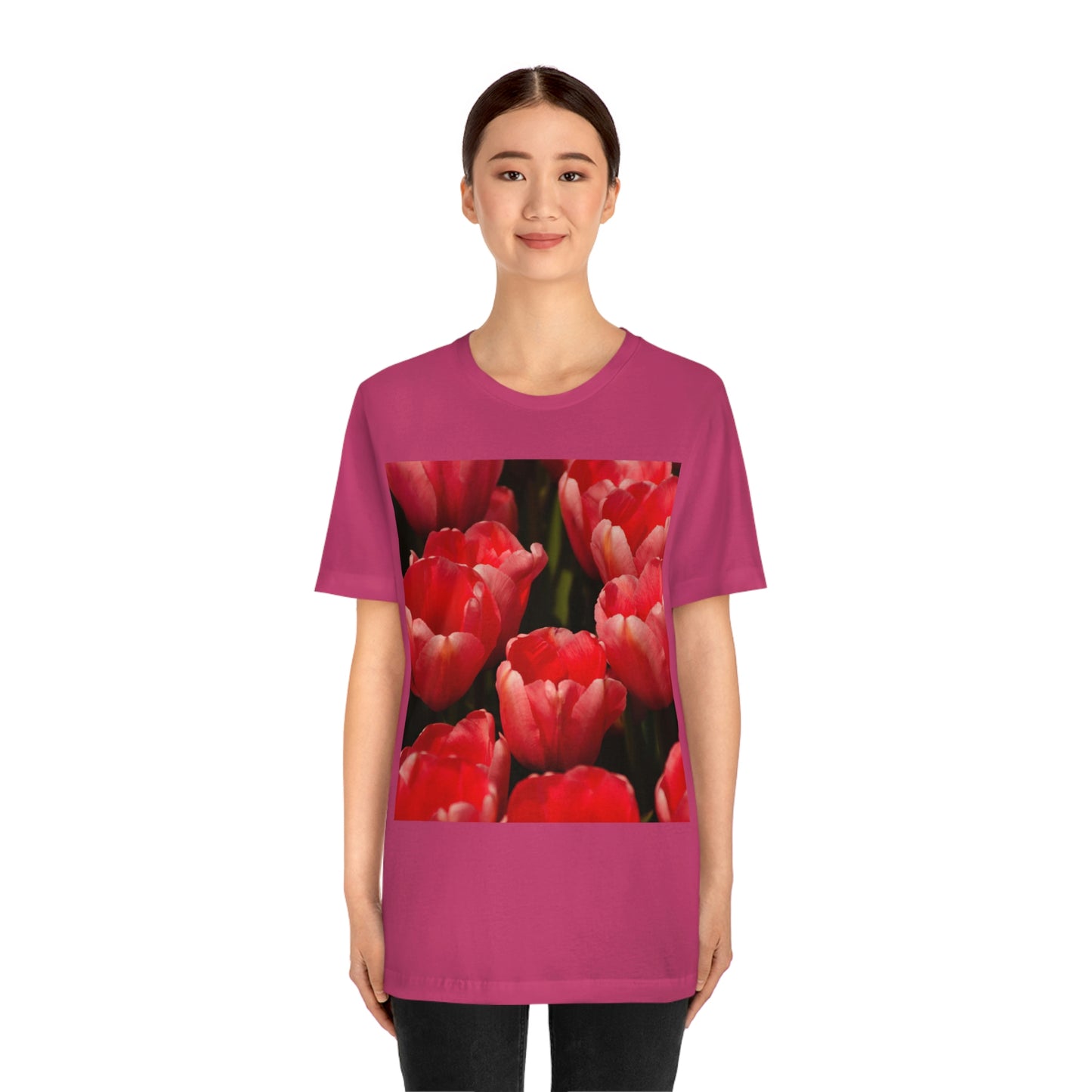 Flowers 09 Unisex Jersey Short Sleeve Tee