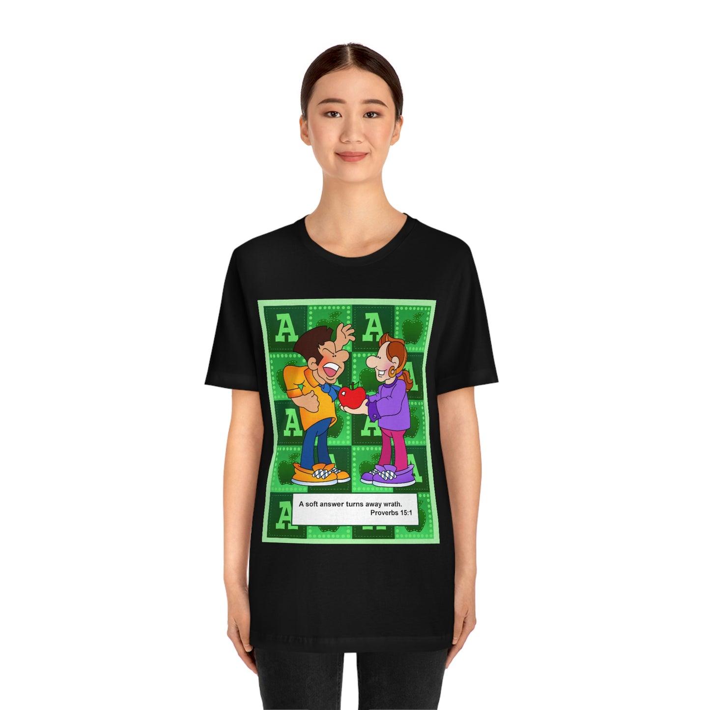 The Bible as Simple as ABC A Unisex Jersey Short Sleeve Tee