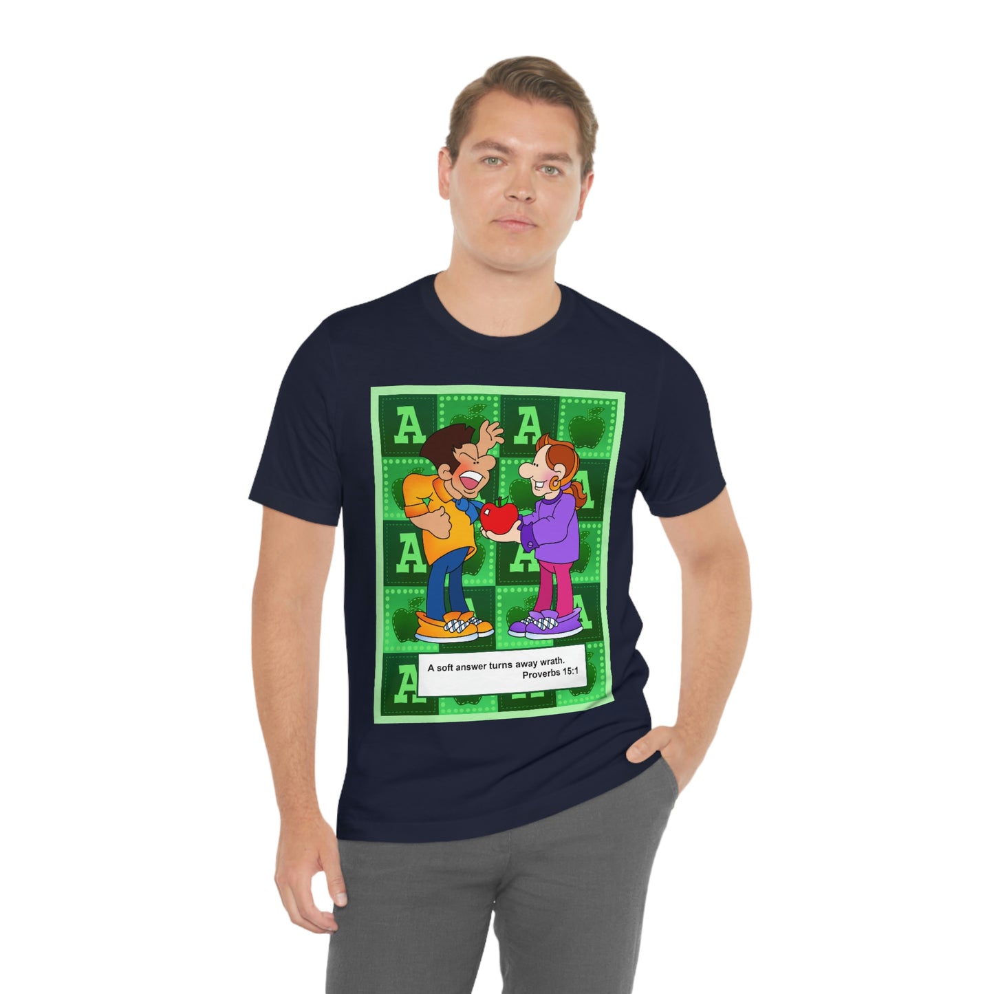 The Bible as Simple as ABC A Unisex Jersey Short Sleeve Tee