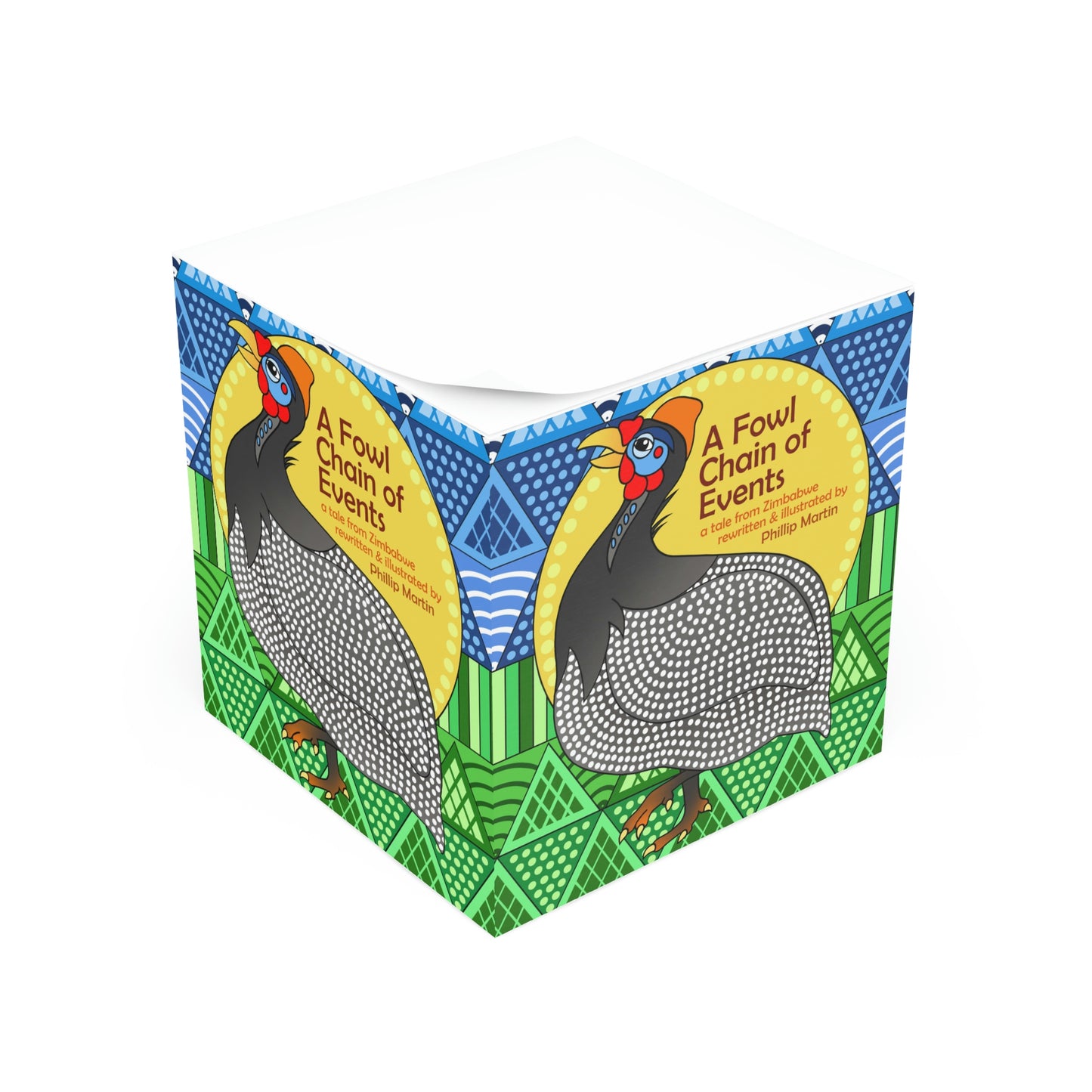 A Fowl Chain of Events Note Cube