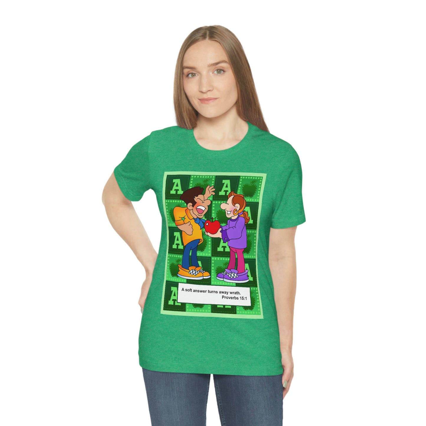 The Bible as Simple as ABC A Unisex Jersey Short Sleeve Tee