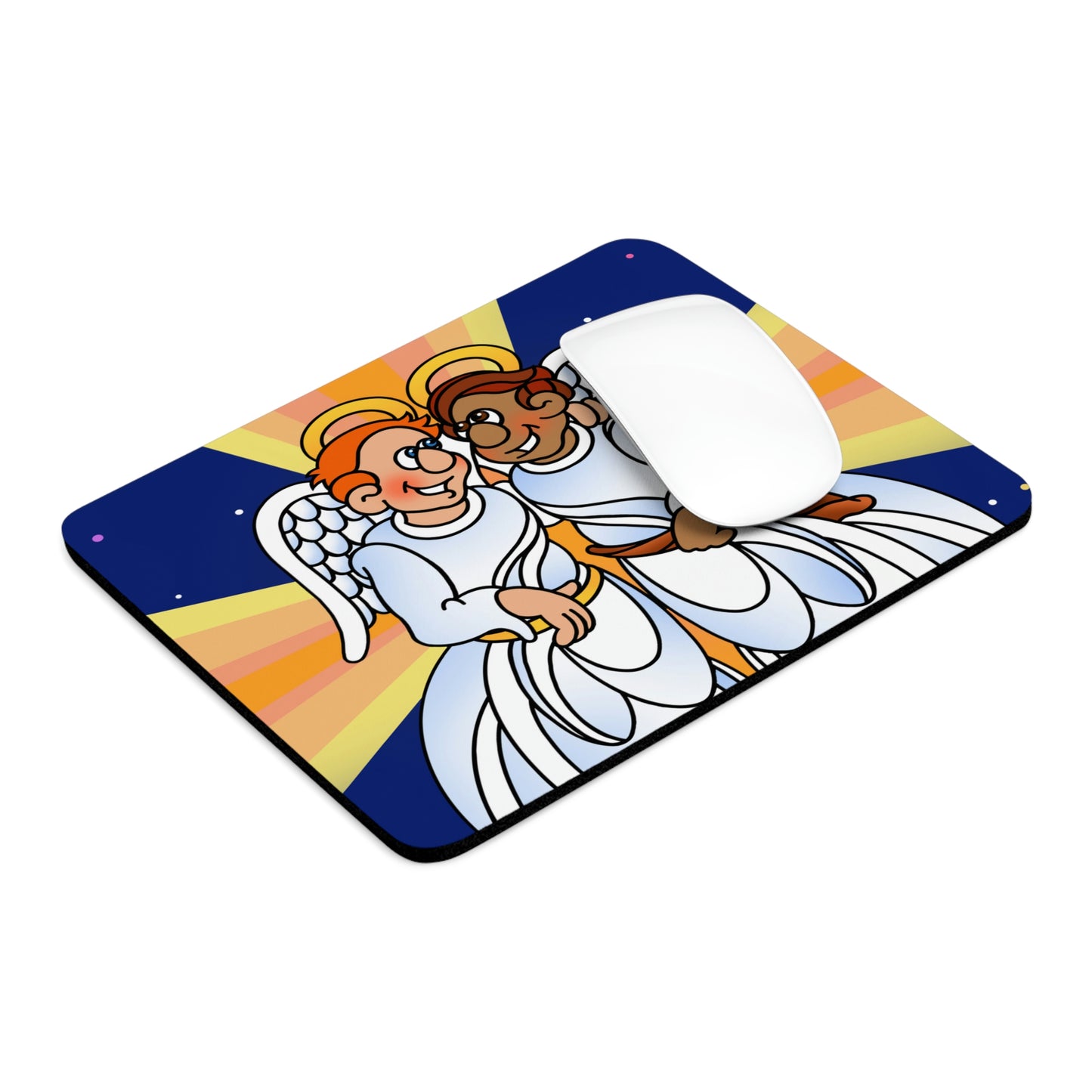 Hark and Harold Angel Sing Rectangle Mouse Pad