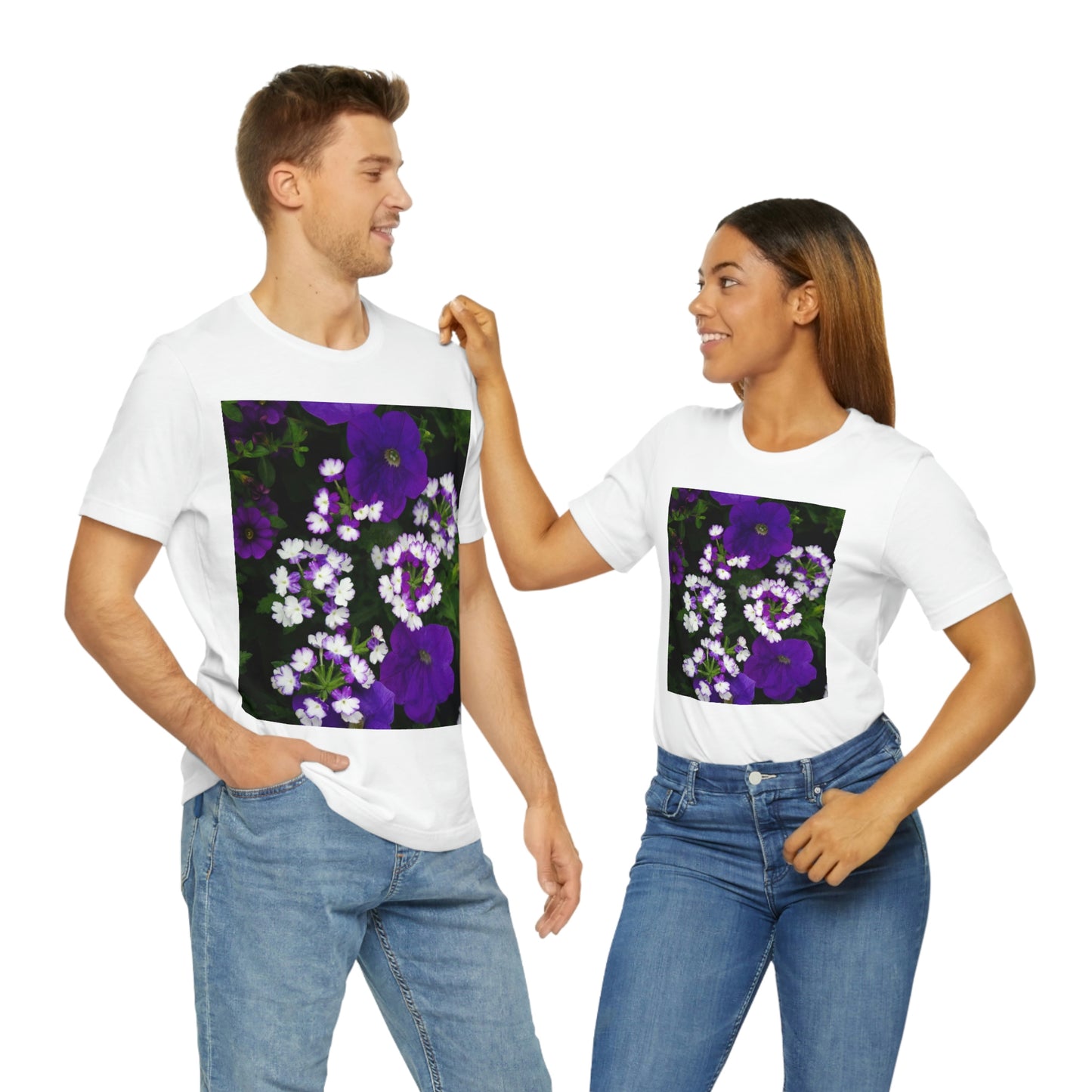 Flowers 04 Unisex Jersey Short Sleeve Tee