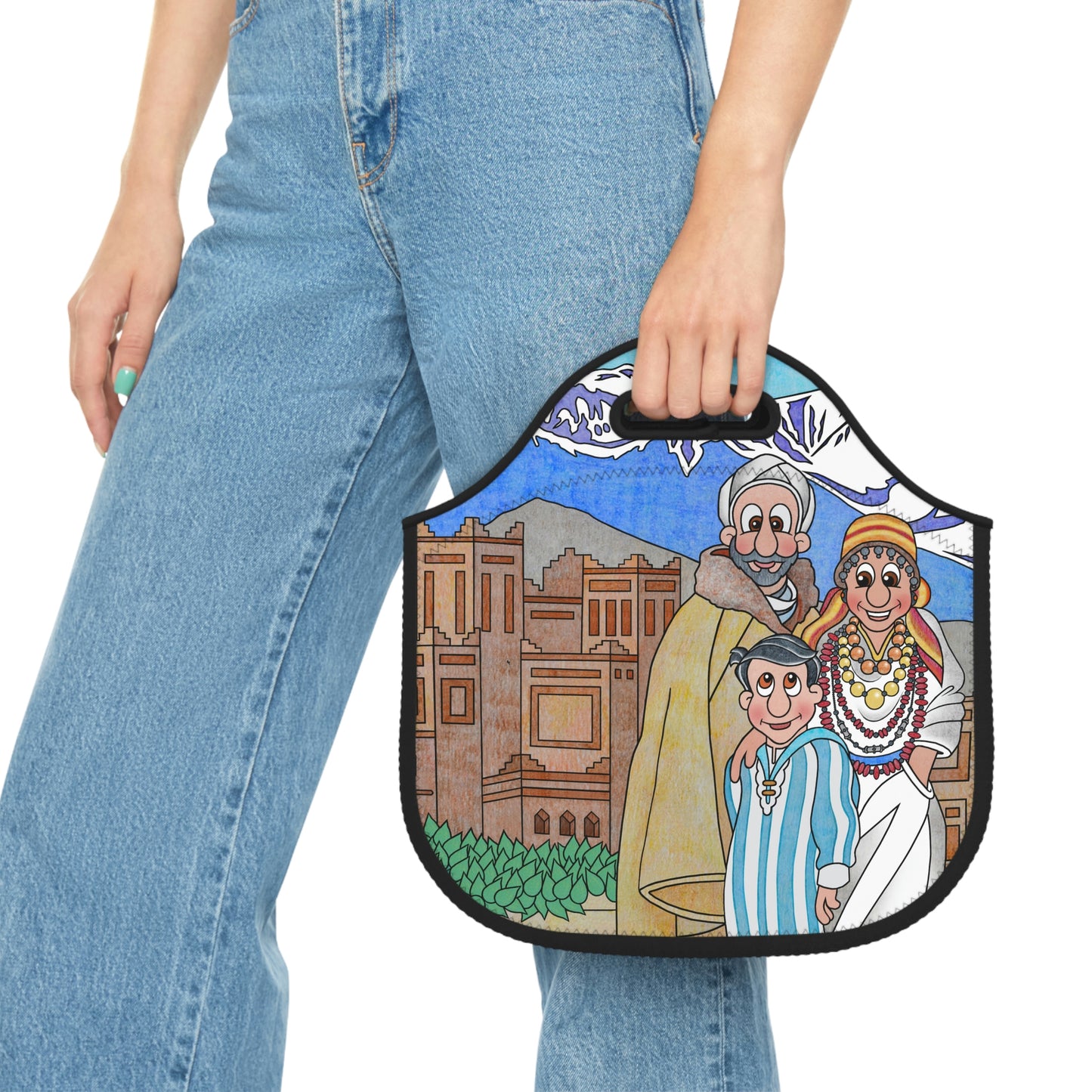 The Stone at the Door Neoprene Lunch Bag