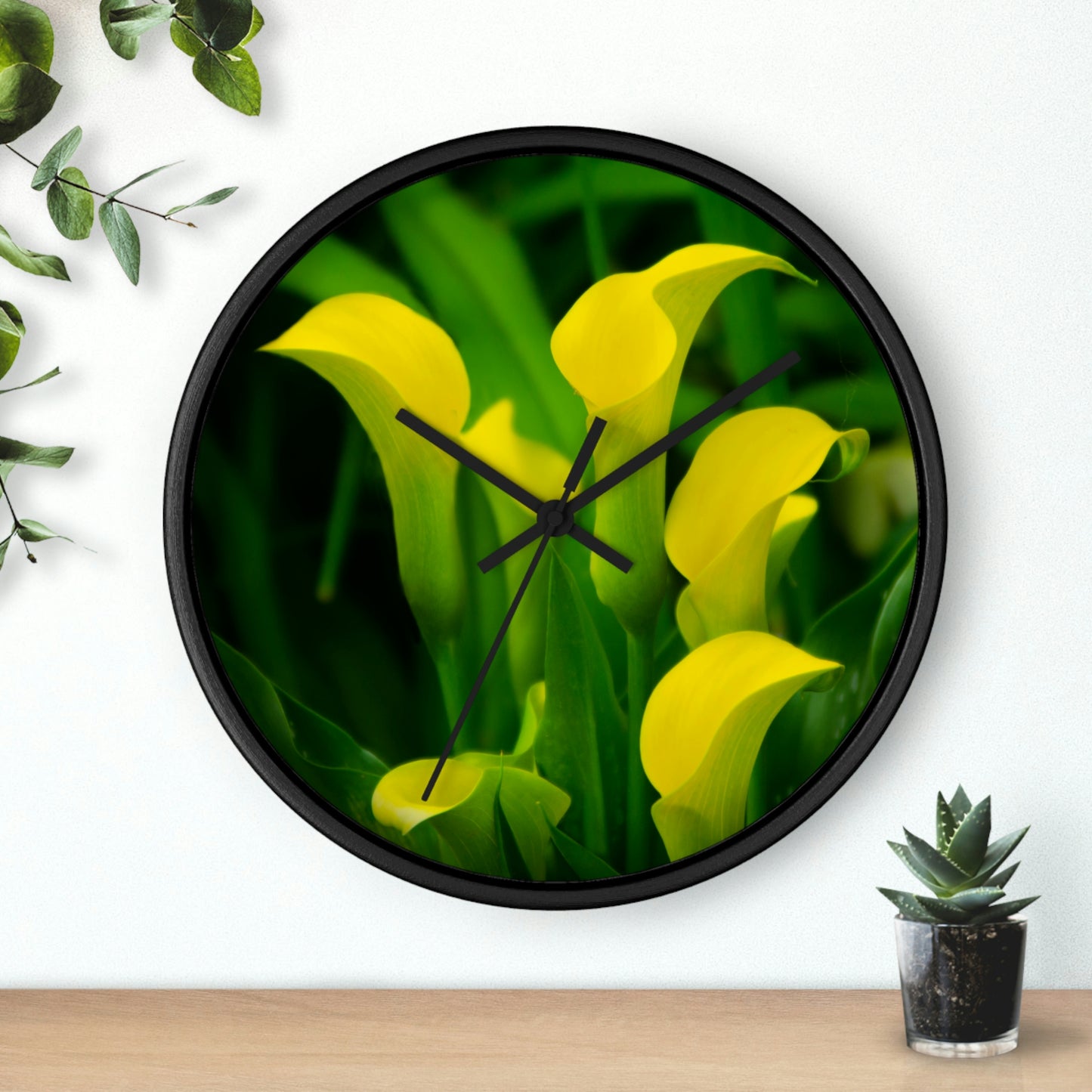 Flowers 32 Wall Clock