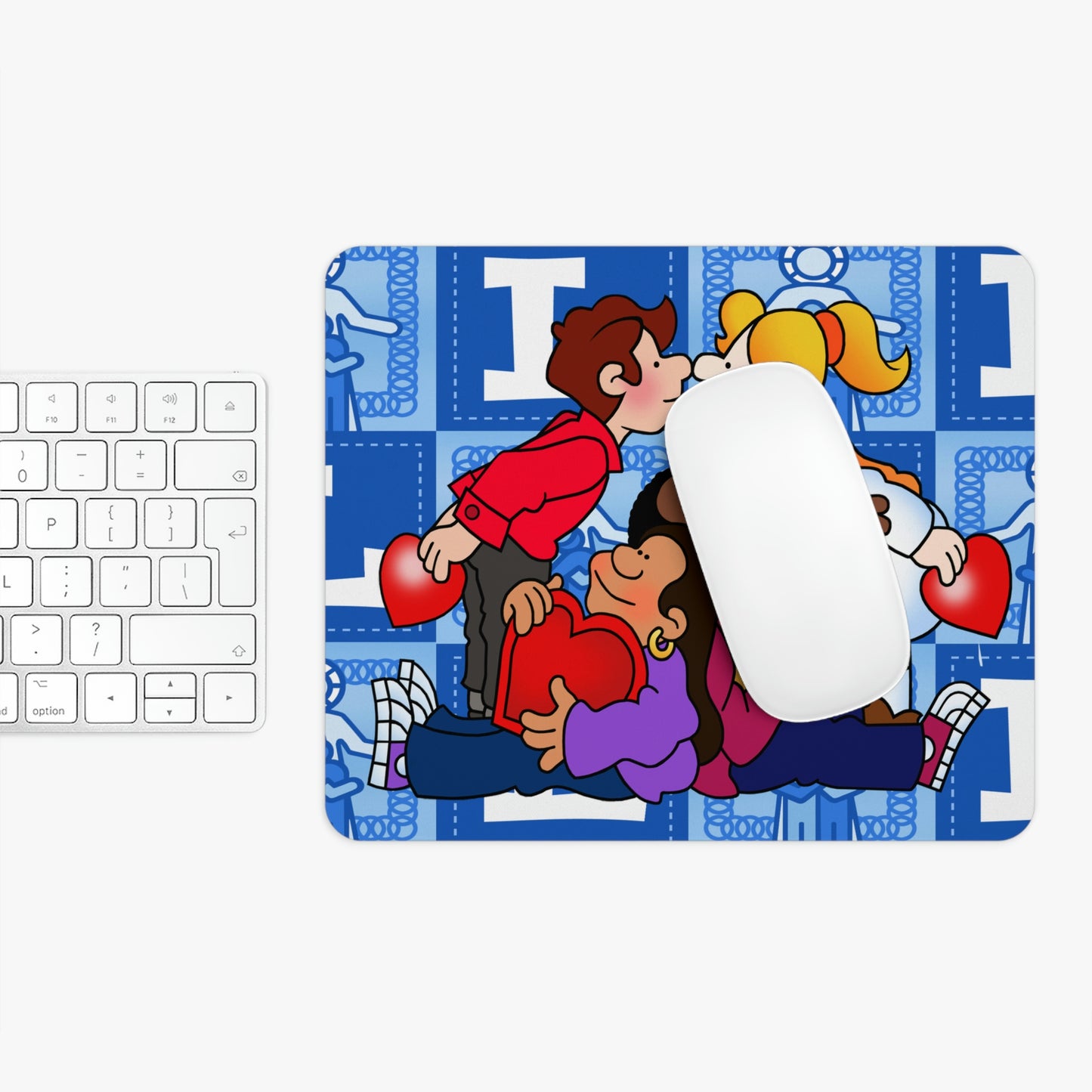 The Bible as Simple as ABC L Rectangle Mouse Pad