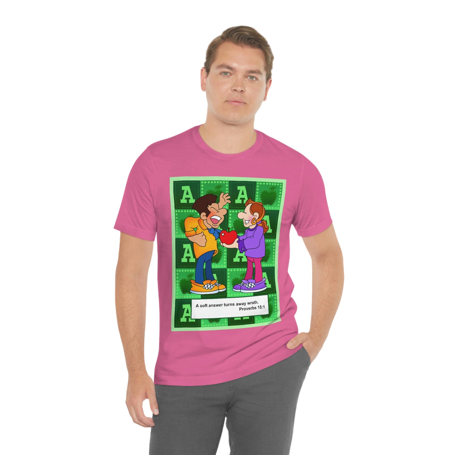 The Bible as Simple as ABC A Unisex Jersey Short Sleeve Tee