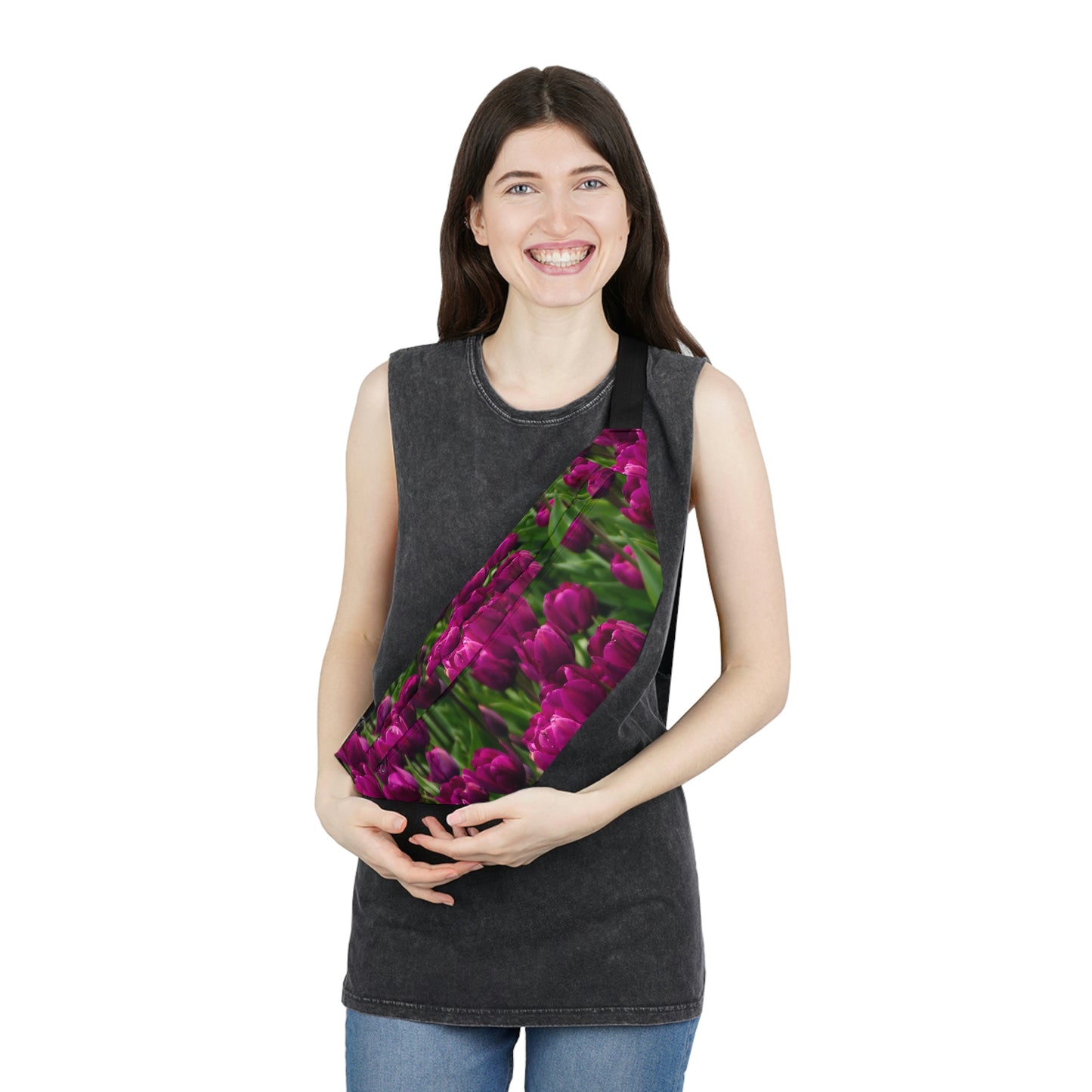 Flowers 09 Large Fanny Pack
