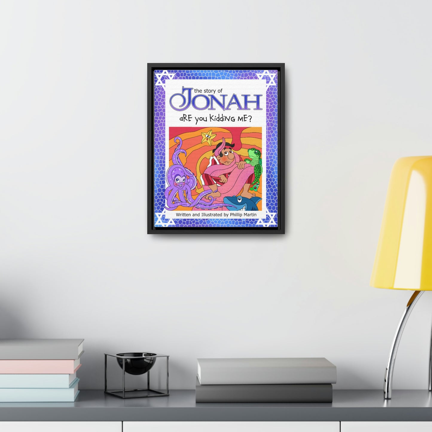 The Story of Jonah Gallery Canvas Wraps, Vertical Frame