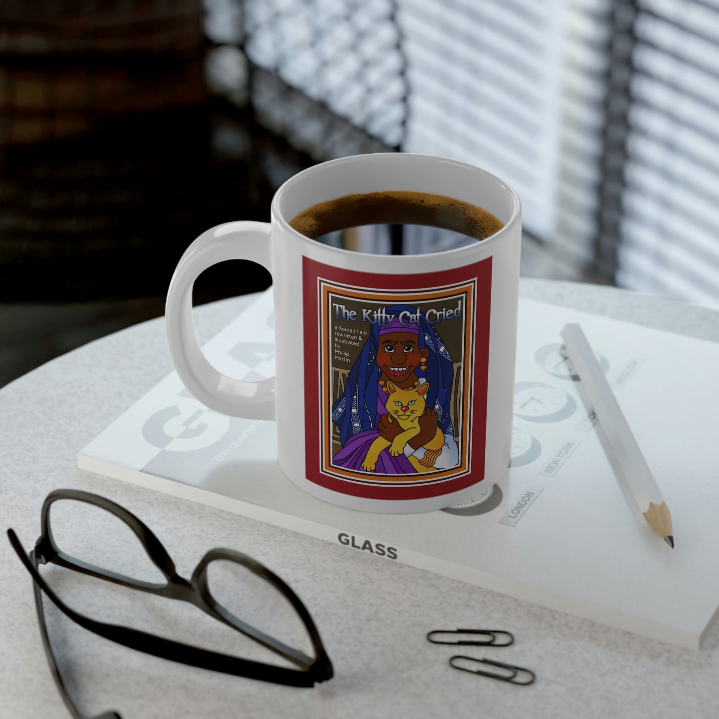 The Kitty Cat Cried Jumbo Mug, 20oz