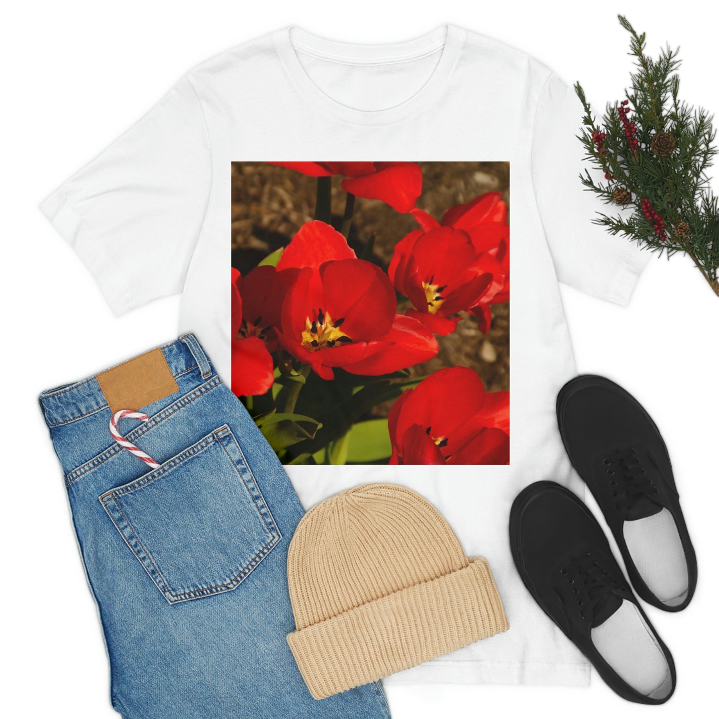 Flowers 05 Unisex Jersey Short Sleeve Tee