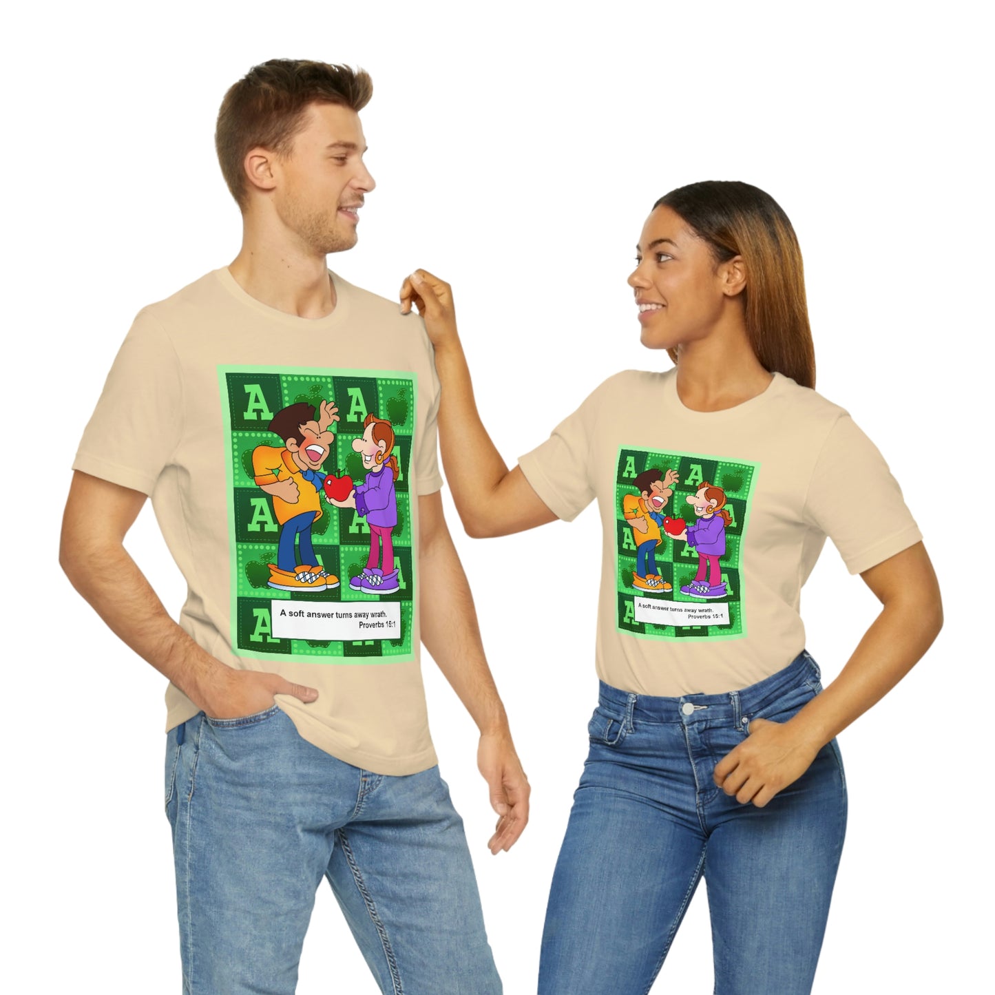 The Bible as Simple as ABC A Unisex Jersey Short Sleeve Tee
