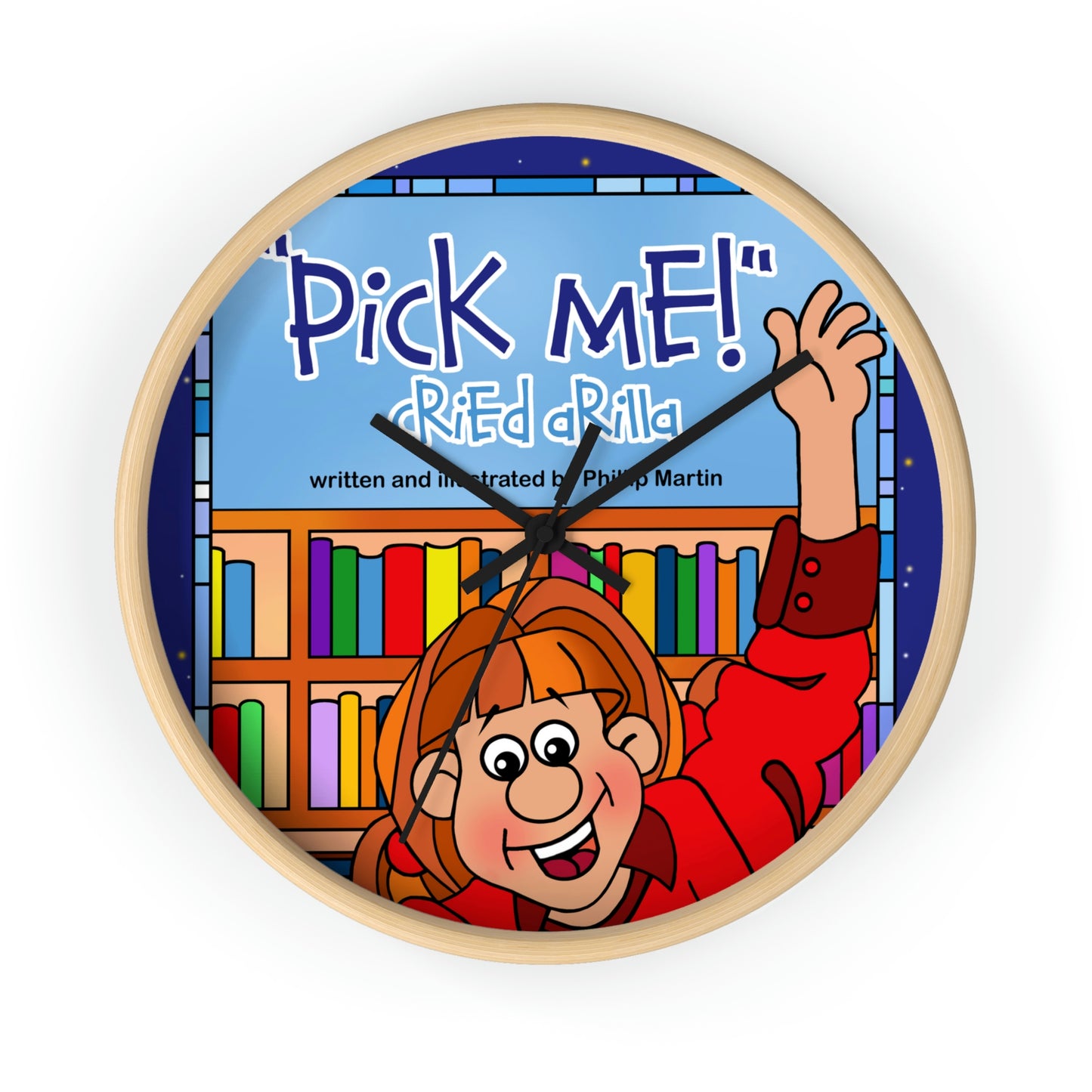 Pick Me Cried Arilla! Wall clock