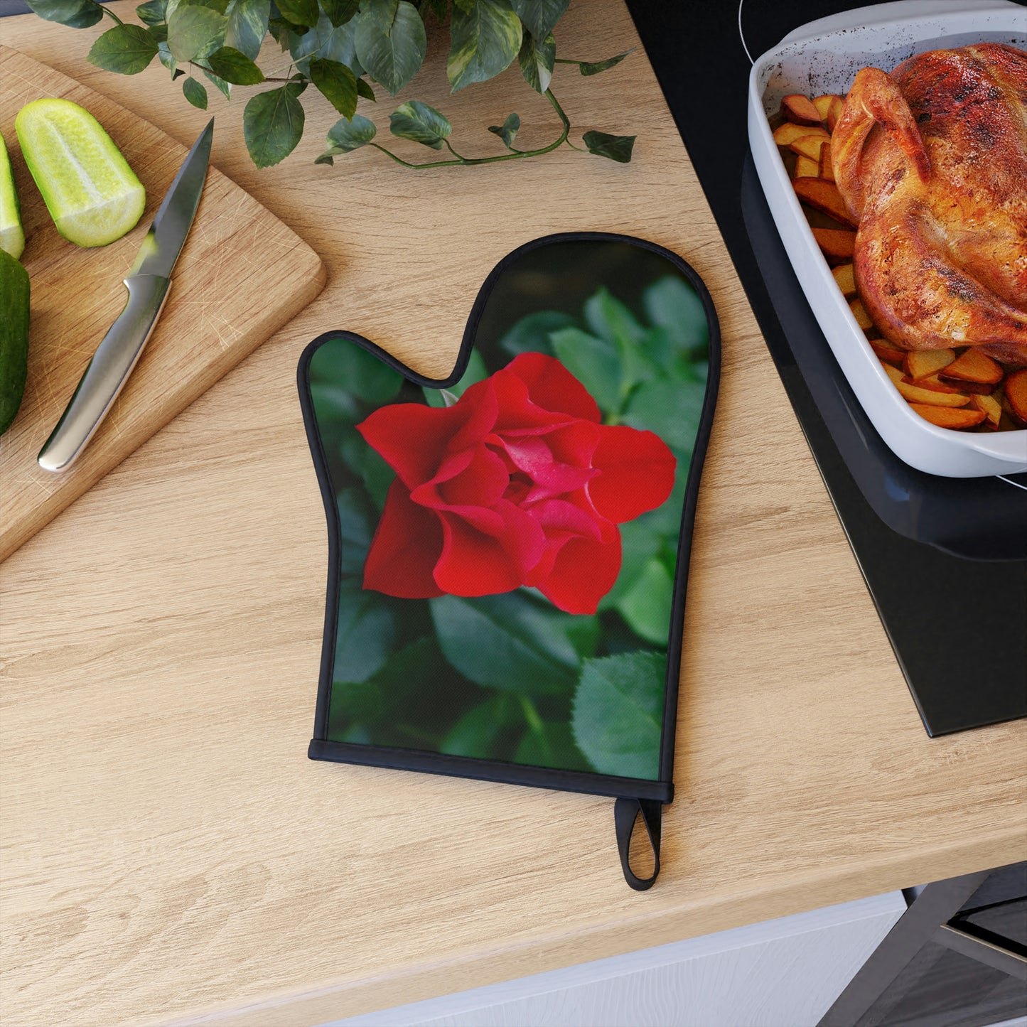 Flowers 07 Oven Glove