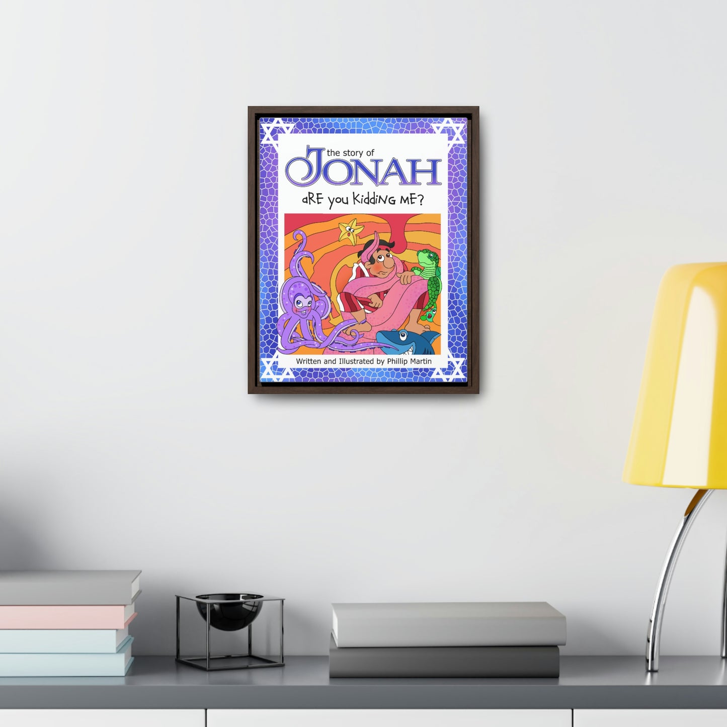 The Story of Jonah Gallery Canvas Wraps, Vertical Frame