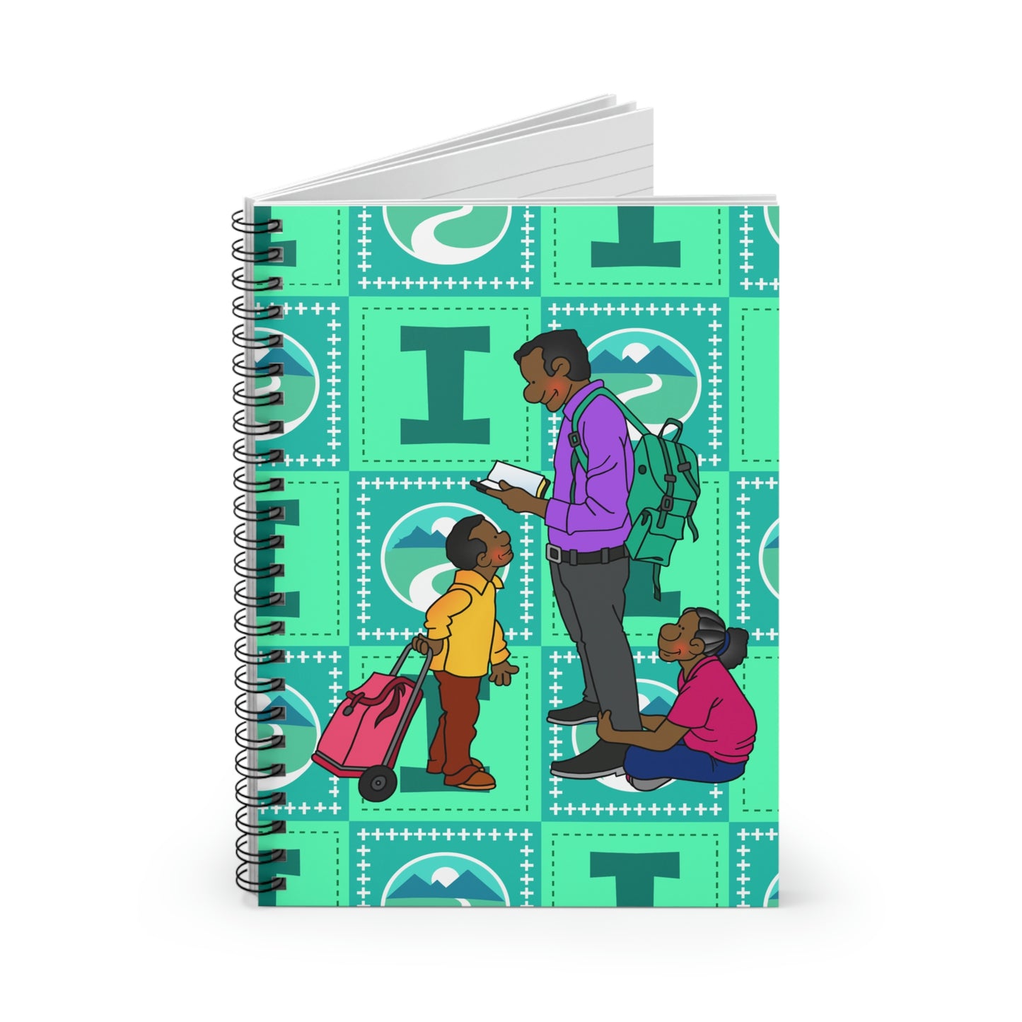 The Bible as Simple as ABC I Spiral Notebook - Ruled Line