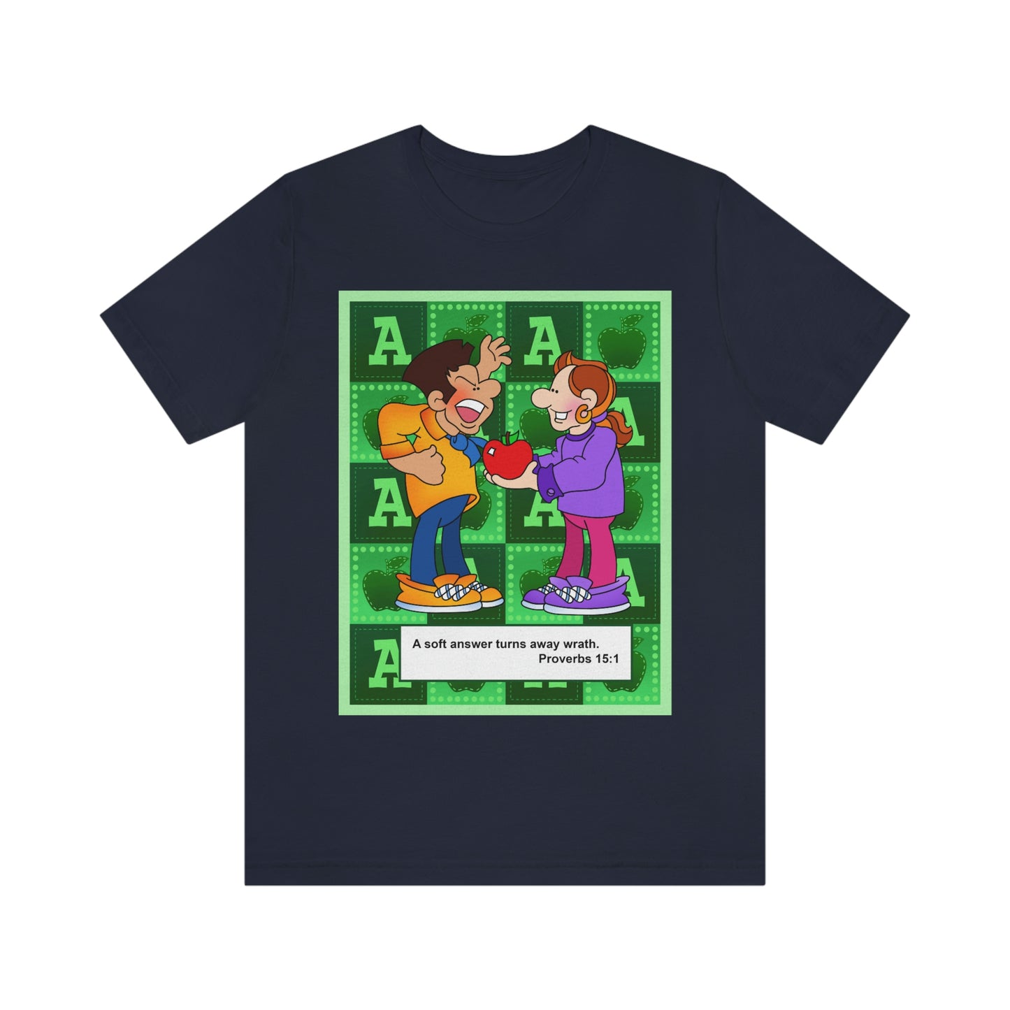 The Bible as Simple as ABC A Unisex Jersey Short Sleeve Tee