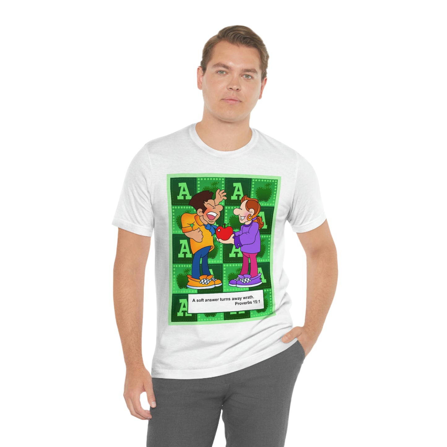 The Bible as Simple as ABC A Unisex Jersey Short Sleeve Tee