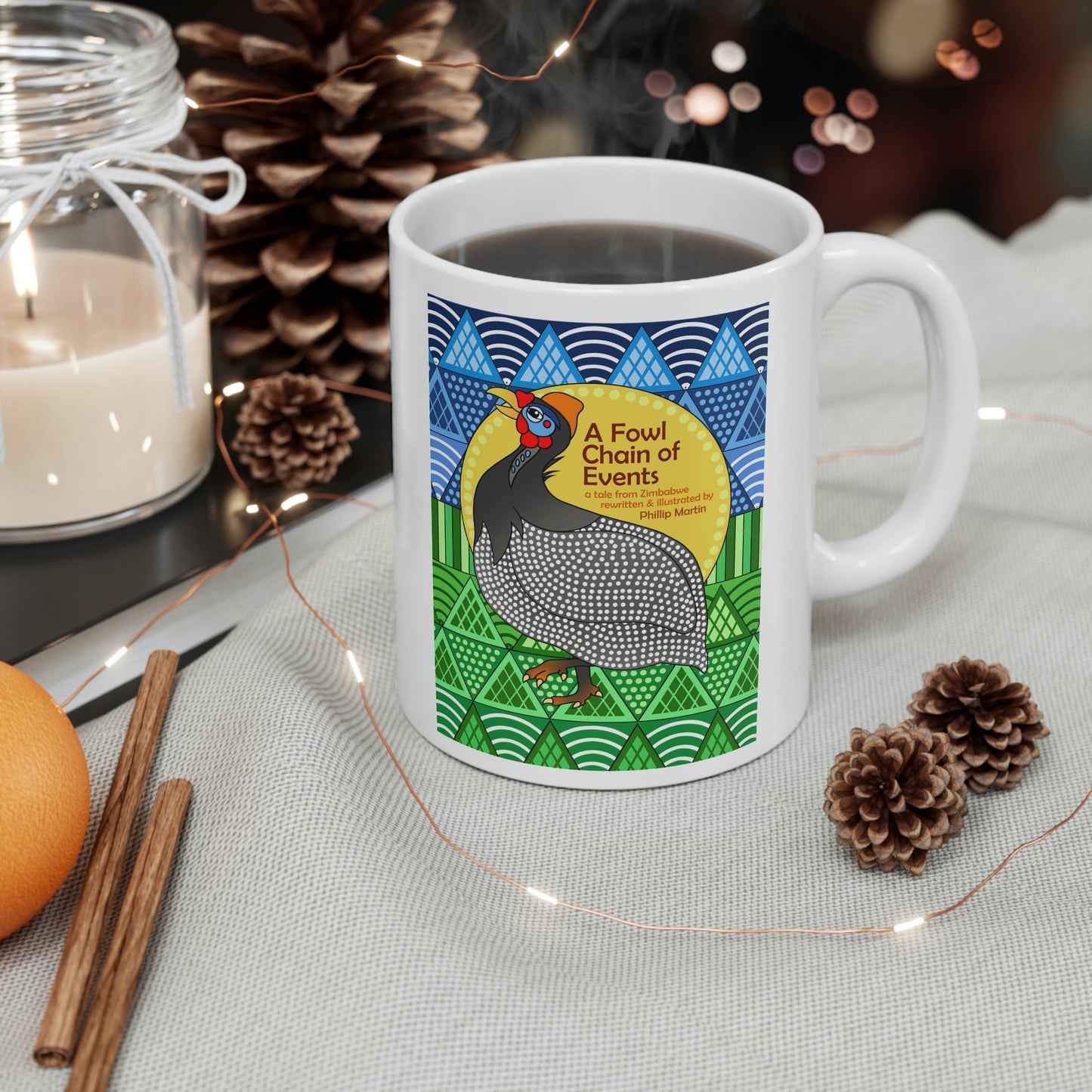 A Fowl Chain of Events Ceramic Mug 11oz