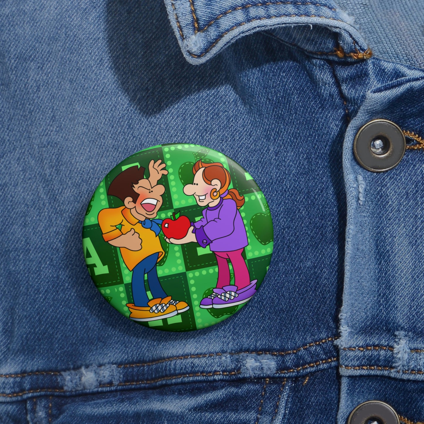 The Bible as Simple as ABC A Custom Pin Buttons