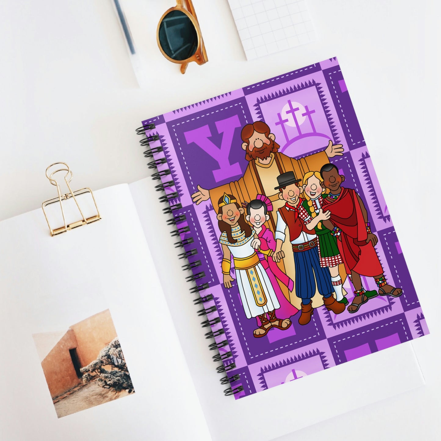 The Bible as Simple as ABC Y Spiral Notebook - Ruled Line