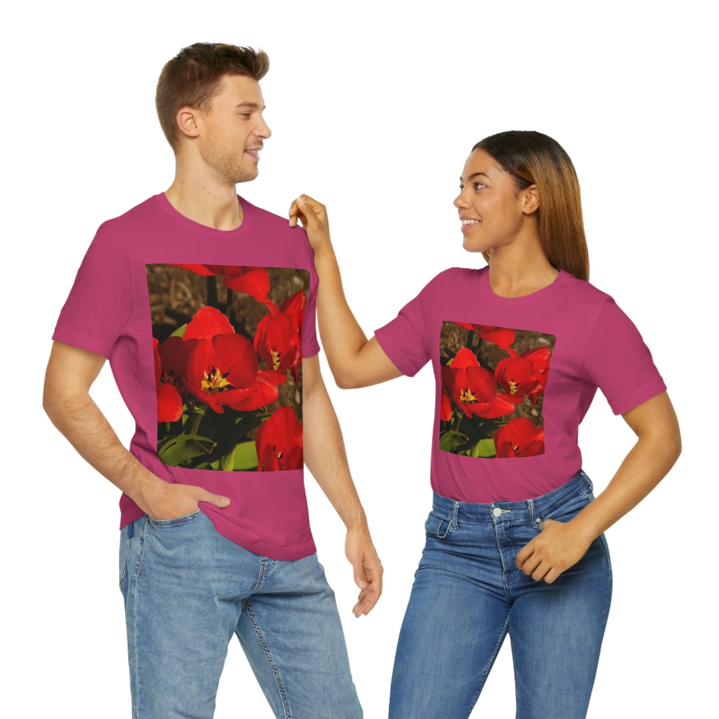 Flowers 05 Unisex Jersey Short Sleeve Tee
