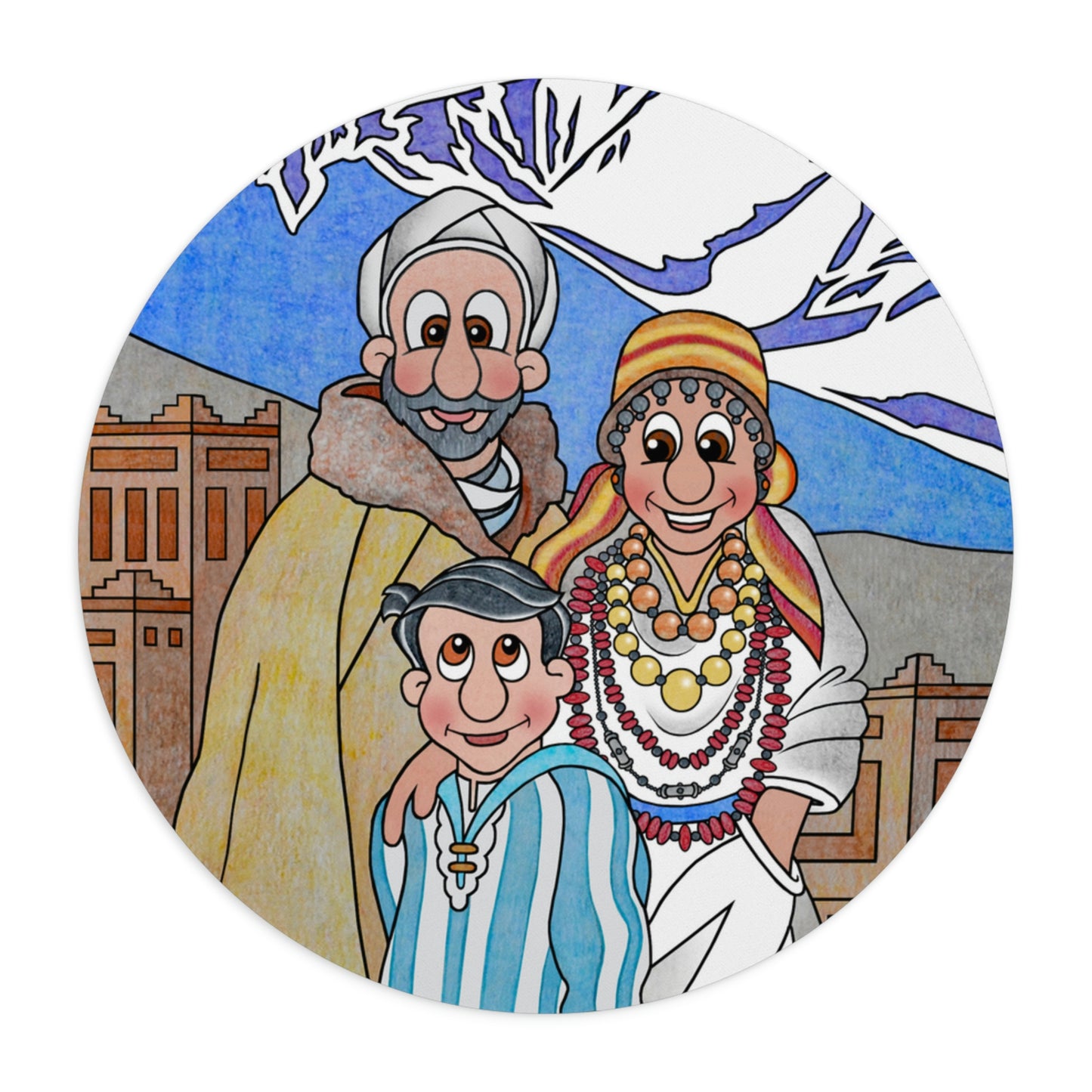 The Stone at the Door Mouse Pad
