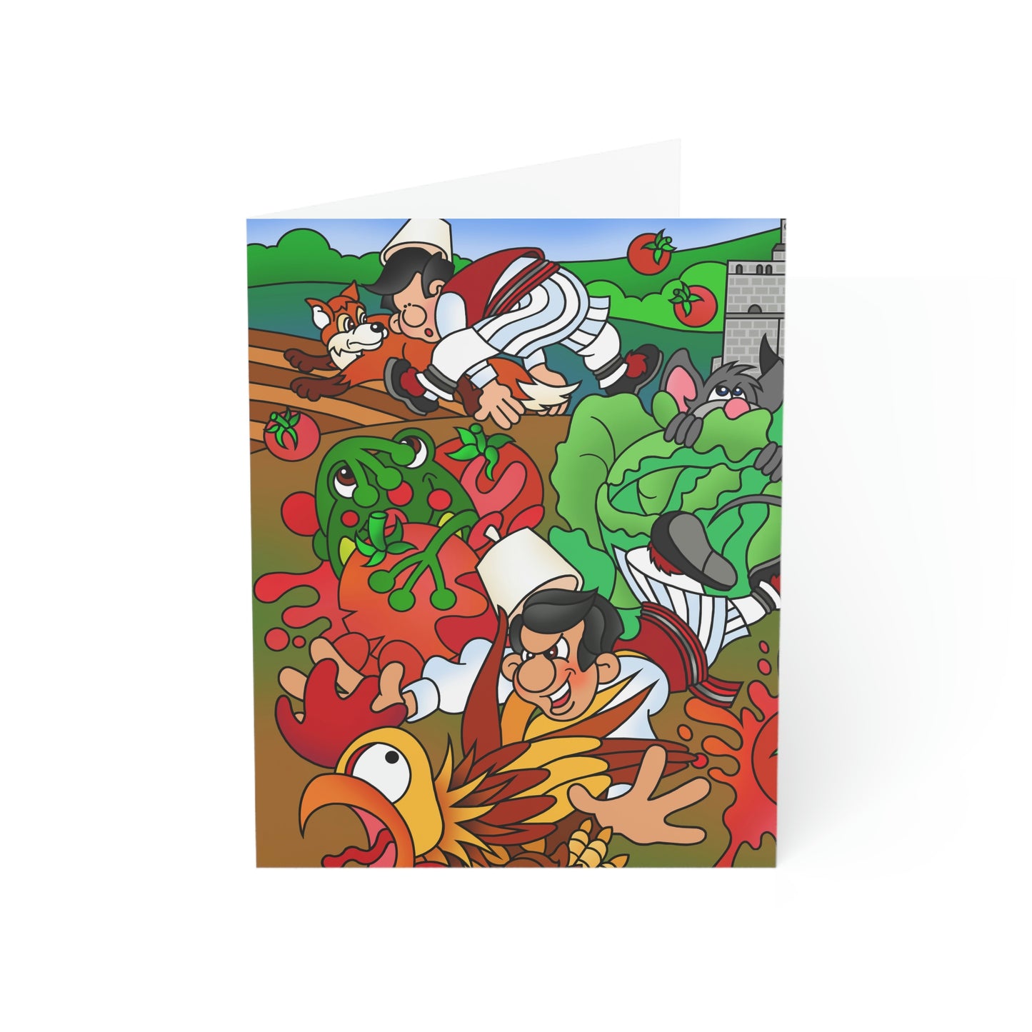 The Half Rooster! Greeting Cards (1, 10, 30, and 50pcs)