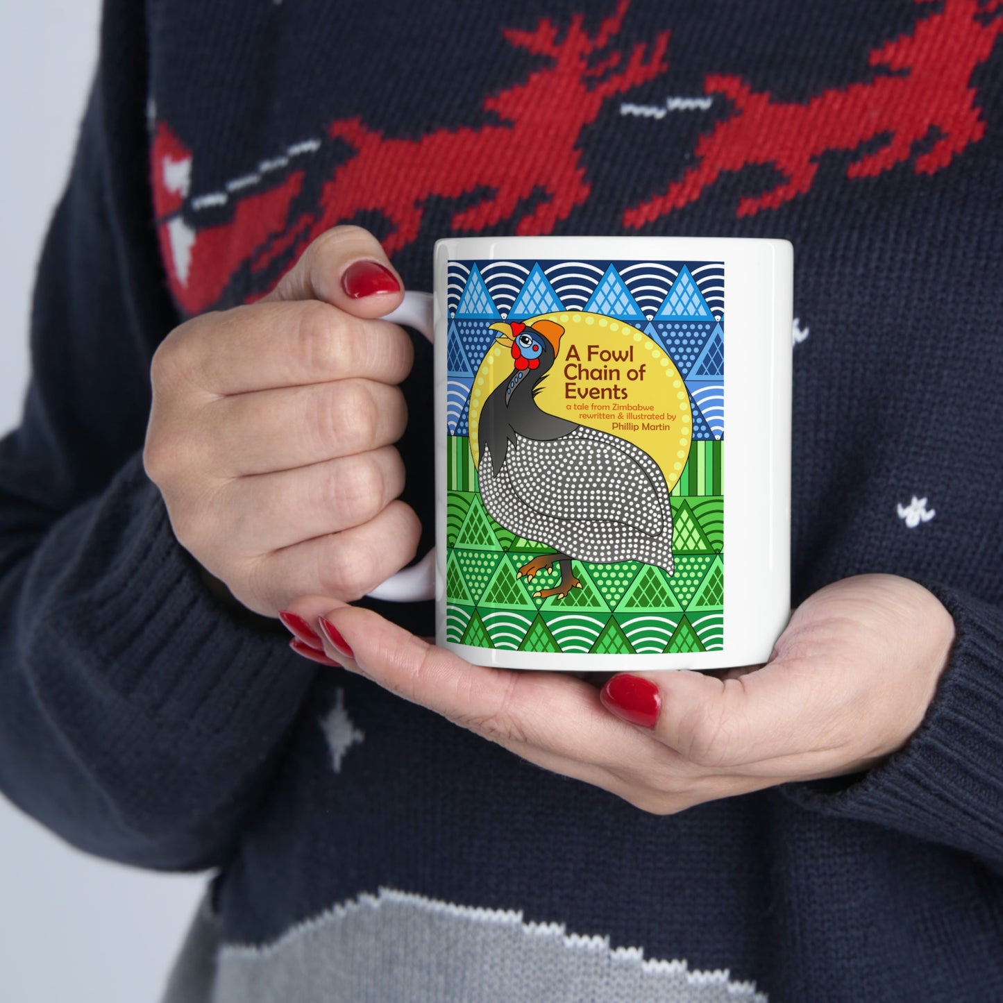 A Fowl Chain of Events Ceramic Mug 11oz