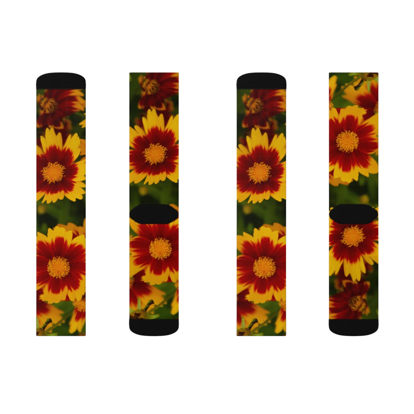Flowers 24 Sublimation Socks