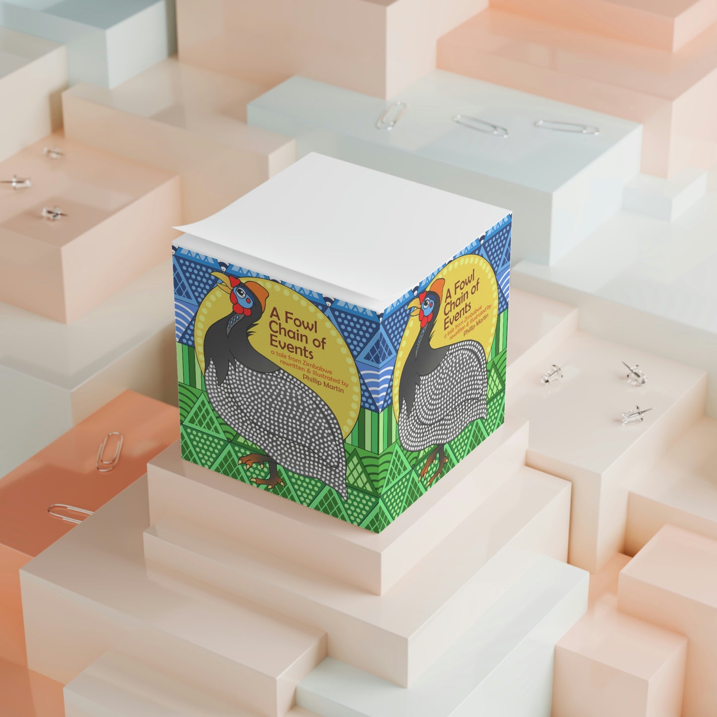 A Fowl Chain of Events Note Cube