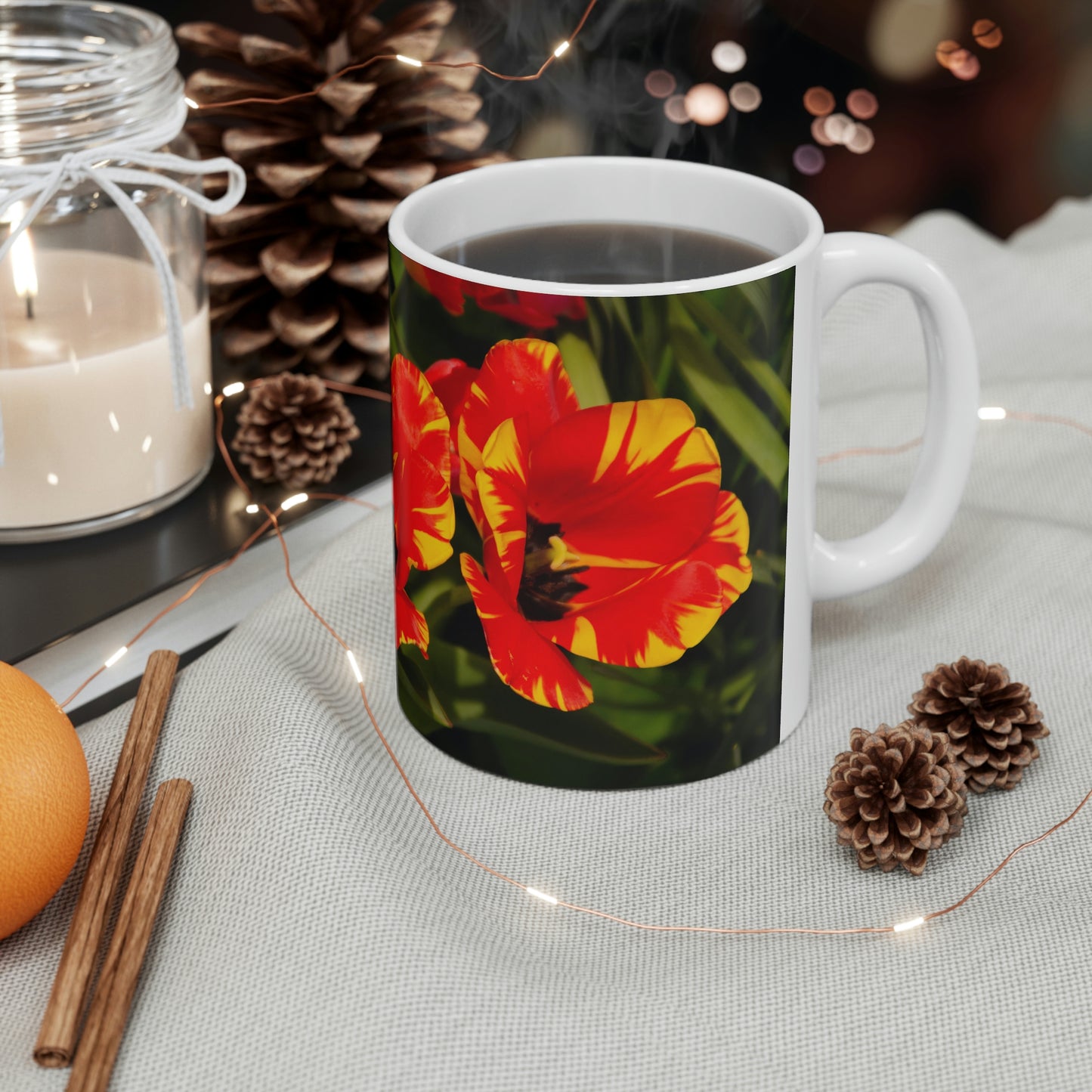 Flowers 12 Ceramic Mug 11oz