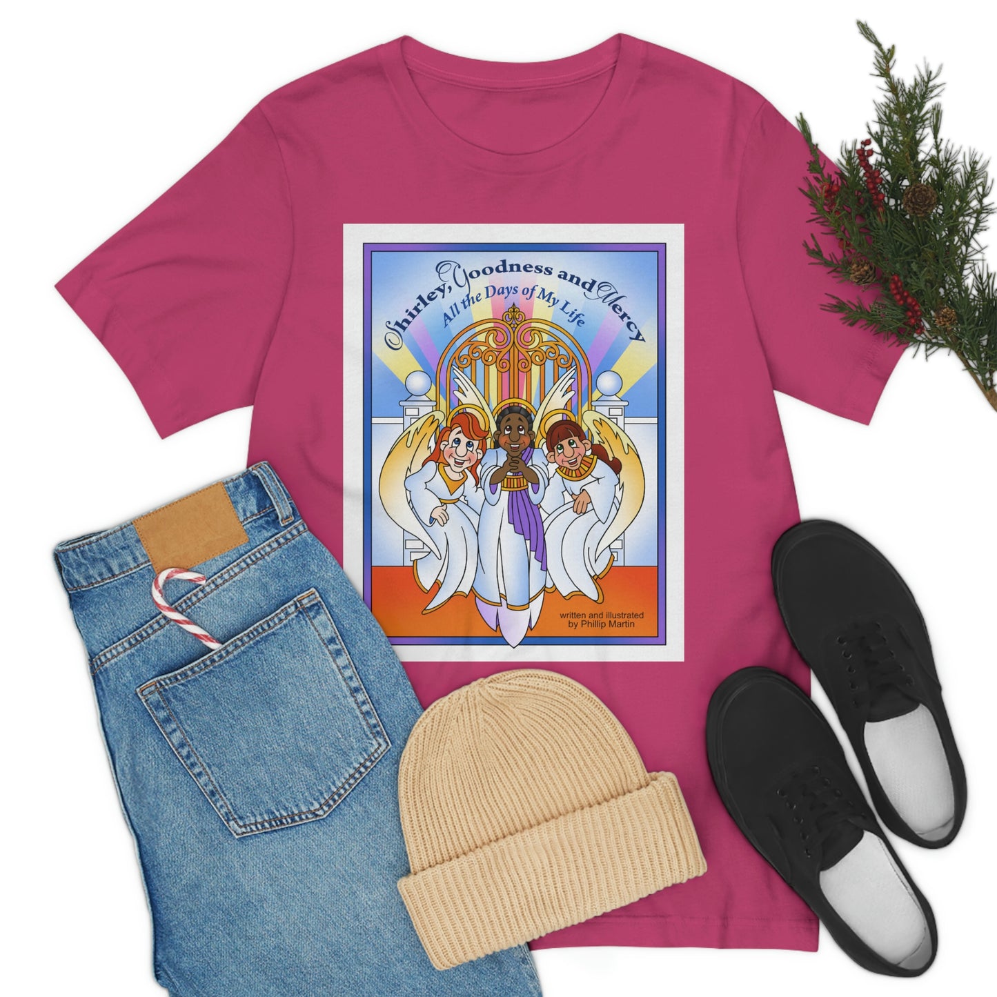 Shirley, Goodness, and Mercy Unisex Jersey Short Sleeve Tee