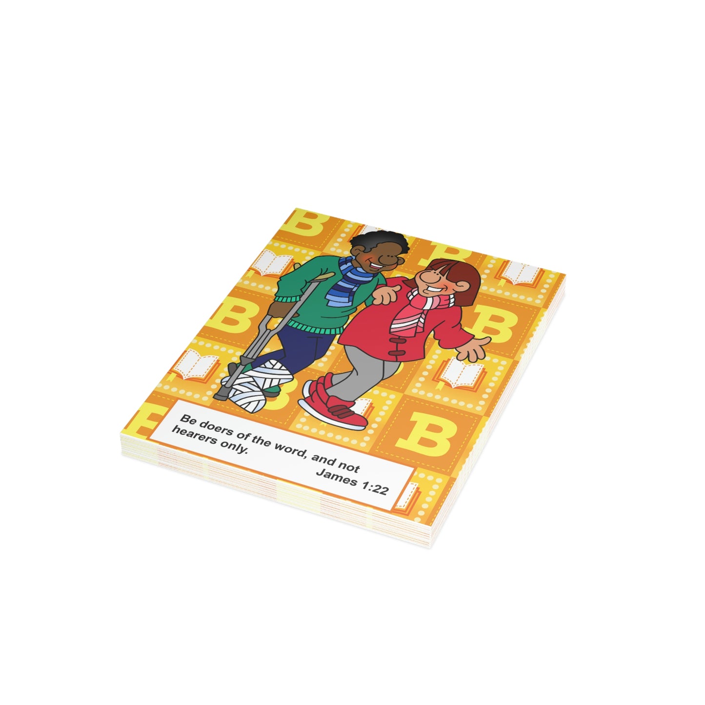 The Bible as Simple as ABC B Greeting Cards (1, 10, 30, and 50pcs)