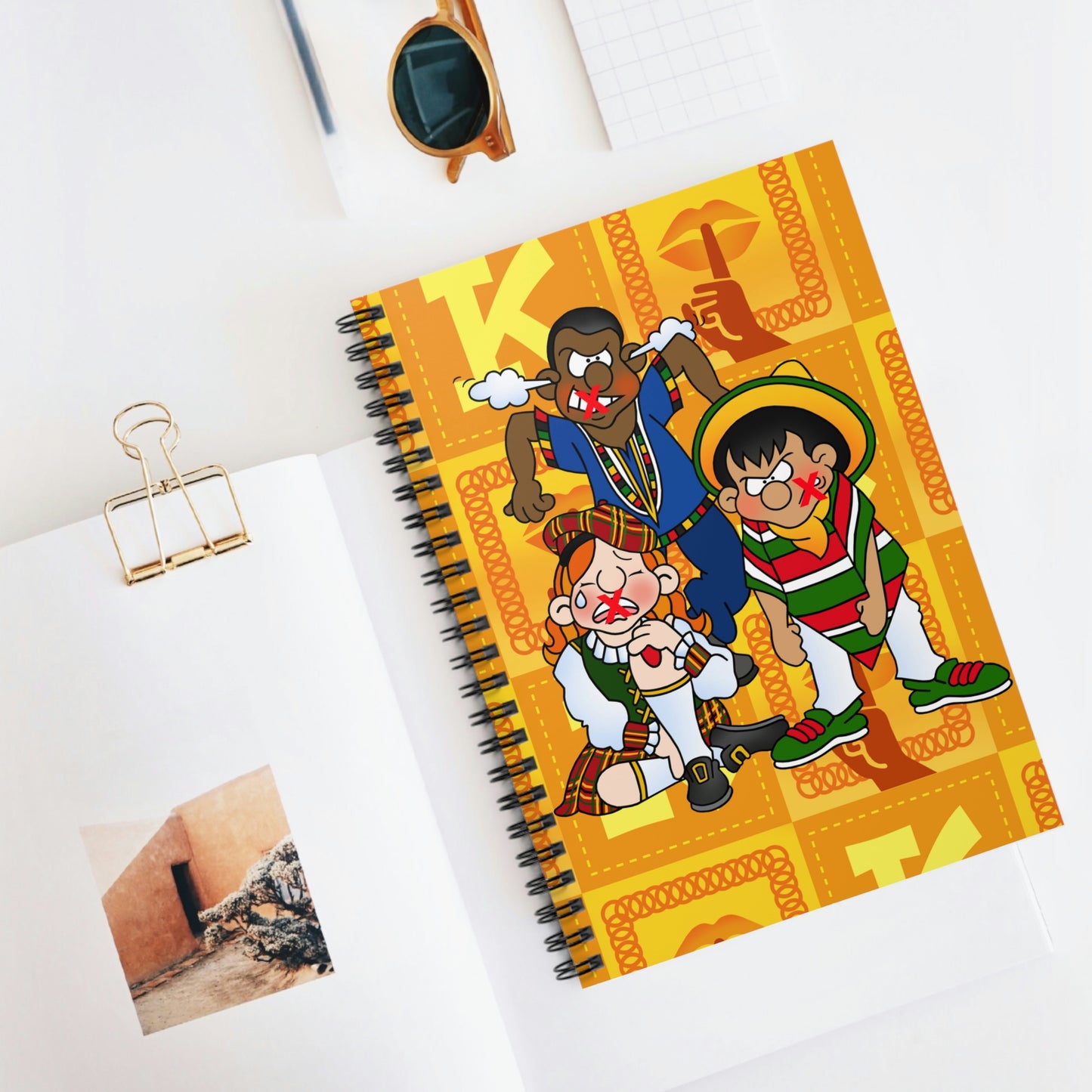 The Bible as Simple as ABC K Spiral Notebook - Ruled Line