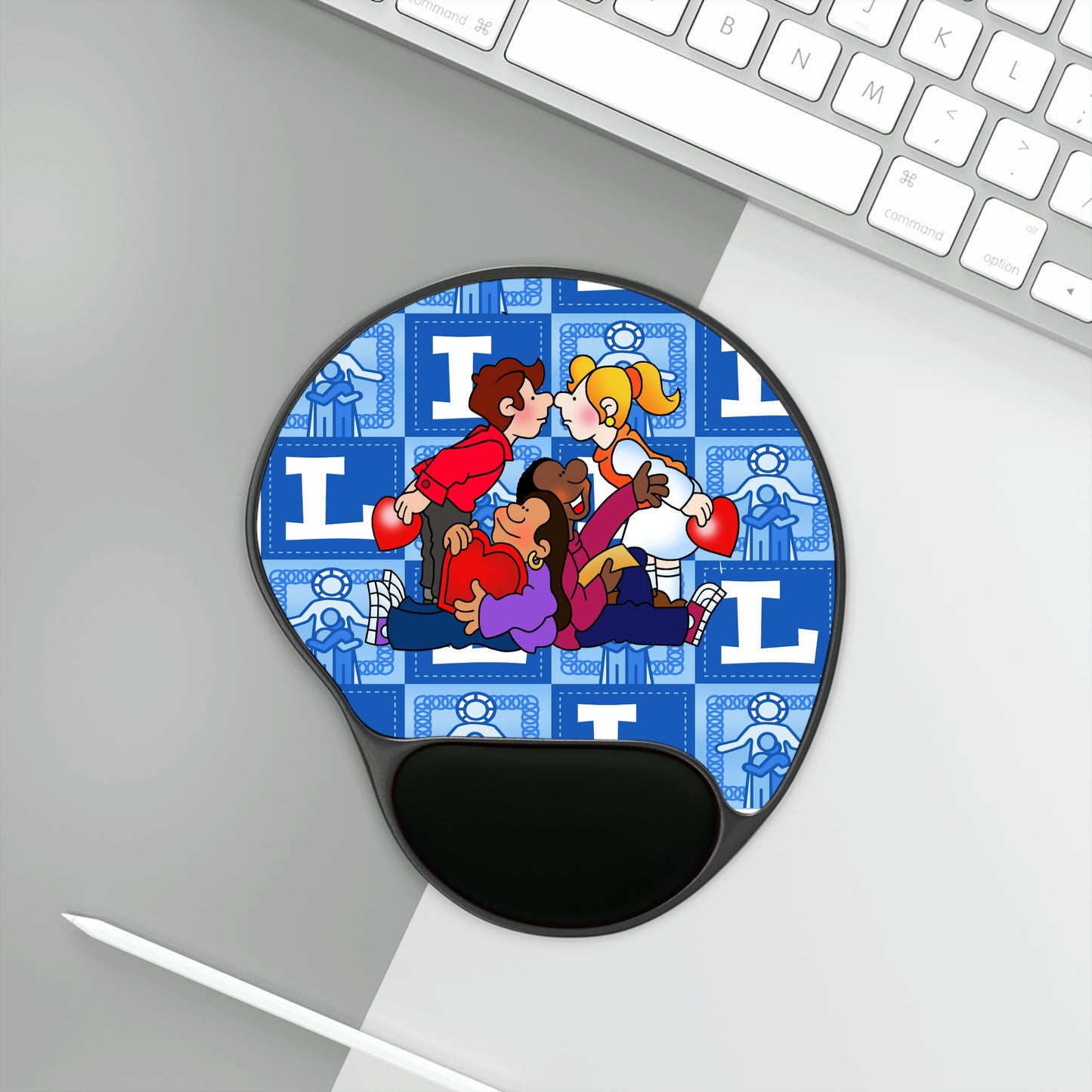 The Bible as Simple as ABC L Mouse Pad With Wrist Rest