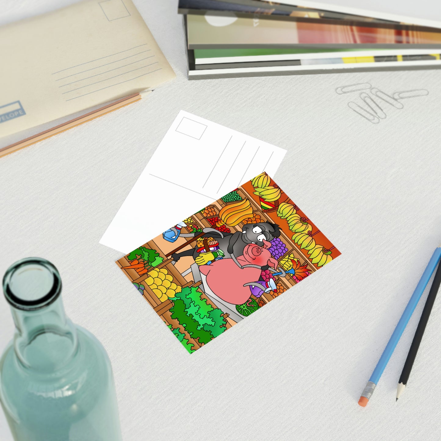 Anansi and the Market Pig Postcards (10pcs)